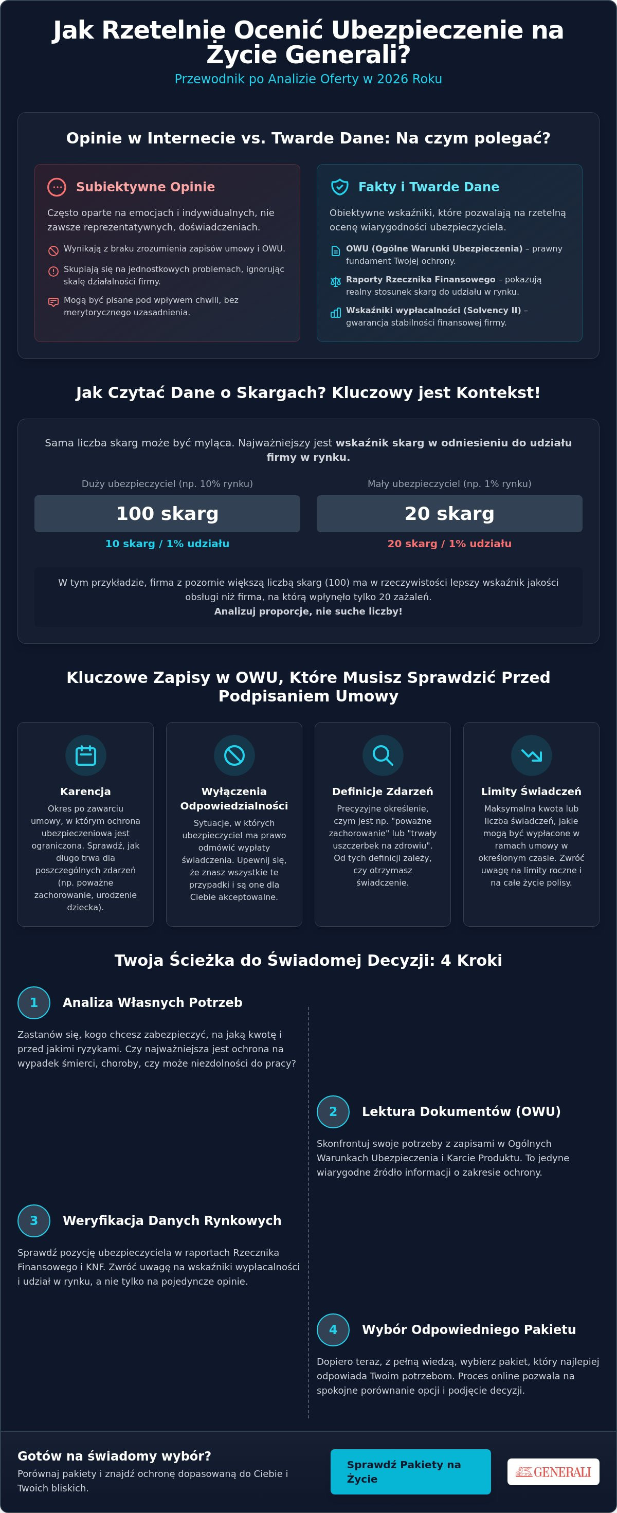 Ubezpieczenie na życie Generali opinie