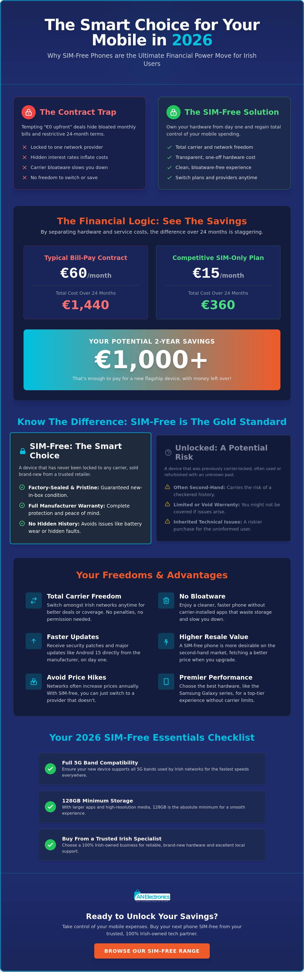 Sim free phones ireland