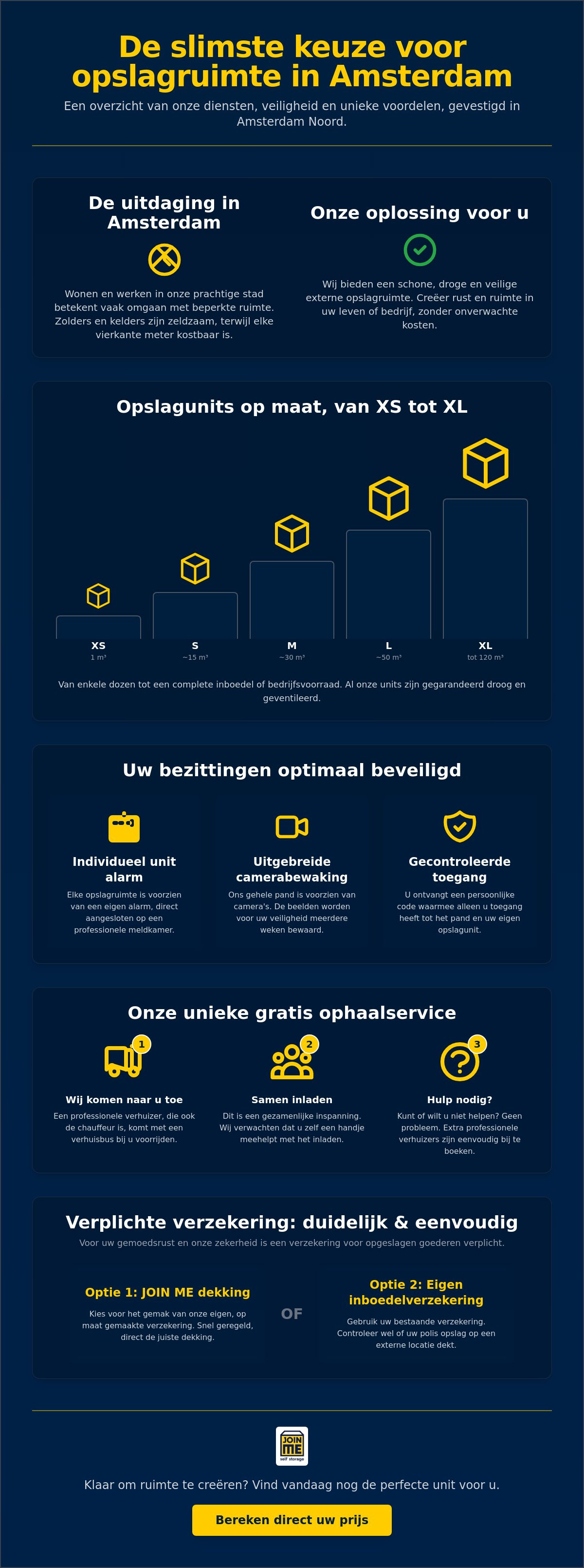 Opslagruimte amsterdam