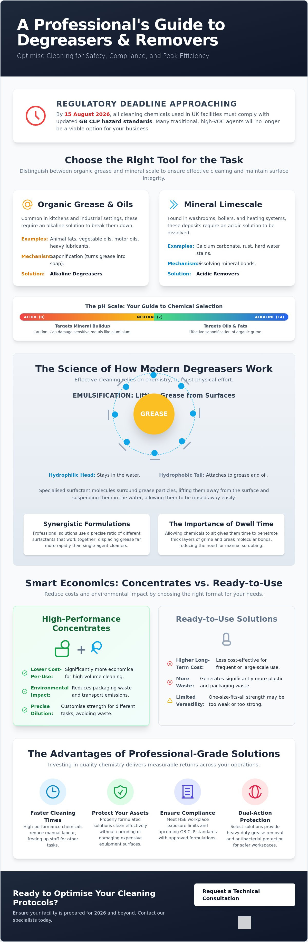 Degreasers & removers