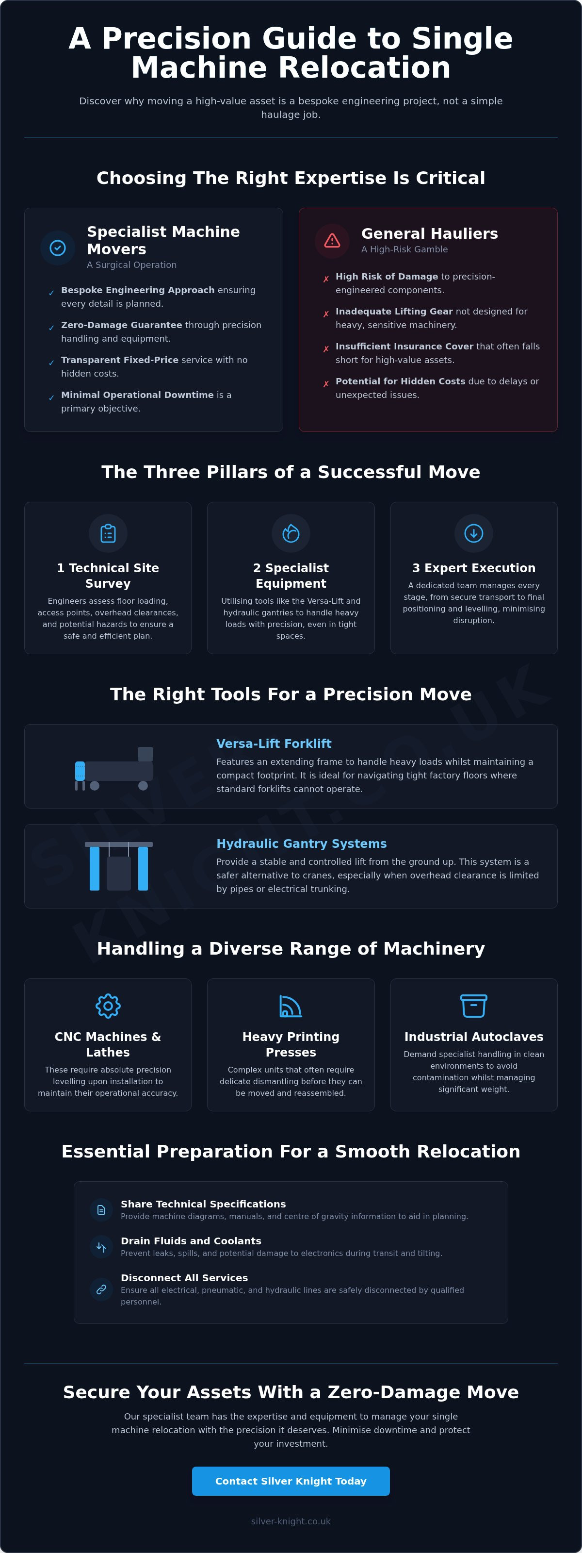 Single machine move service