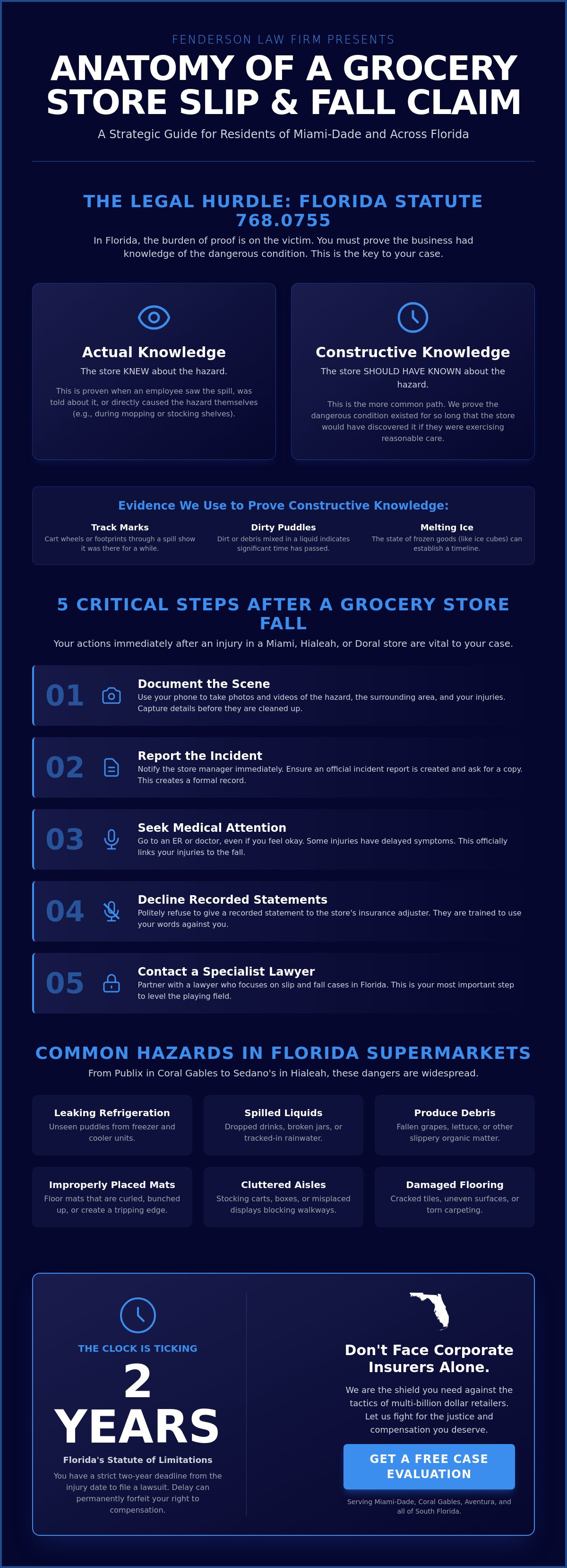 Miami slip and fall lawyer at grocery store