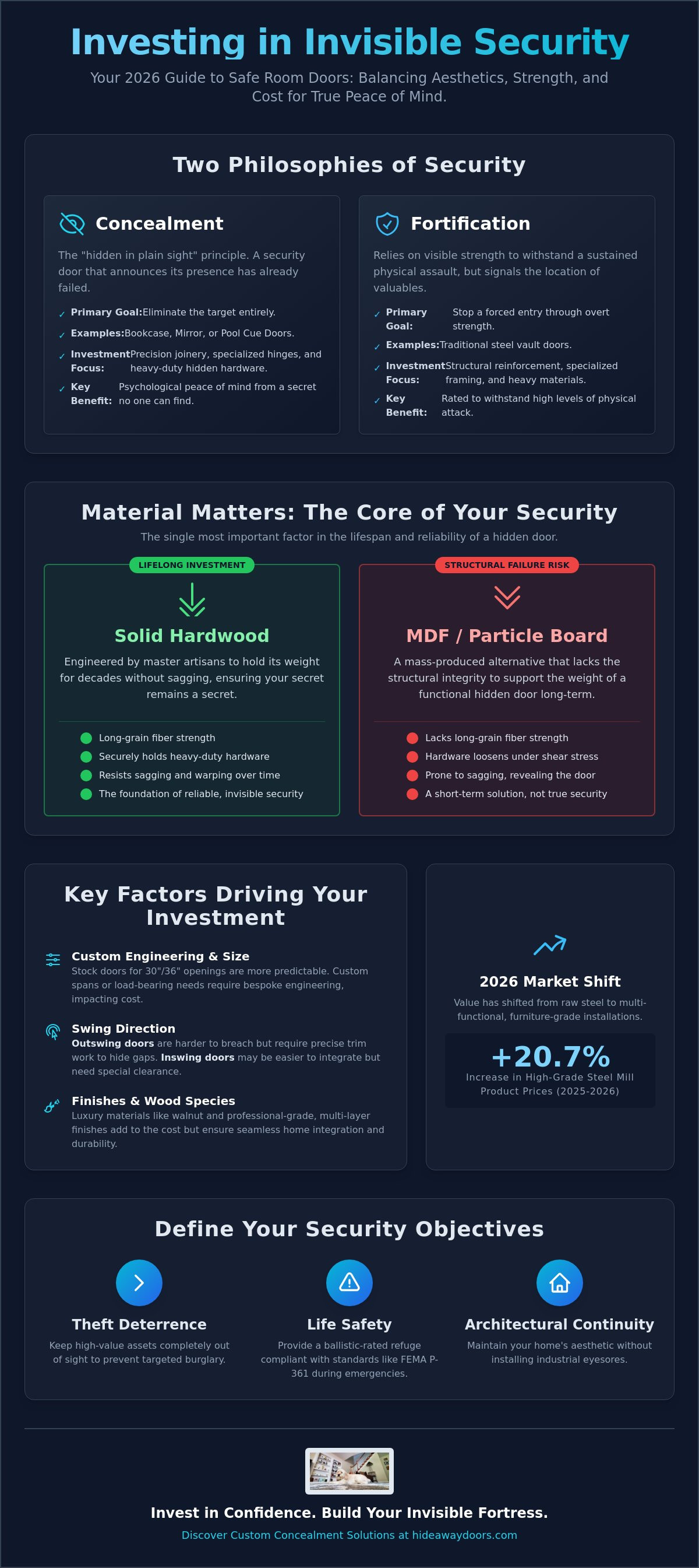 Safe room door cost
