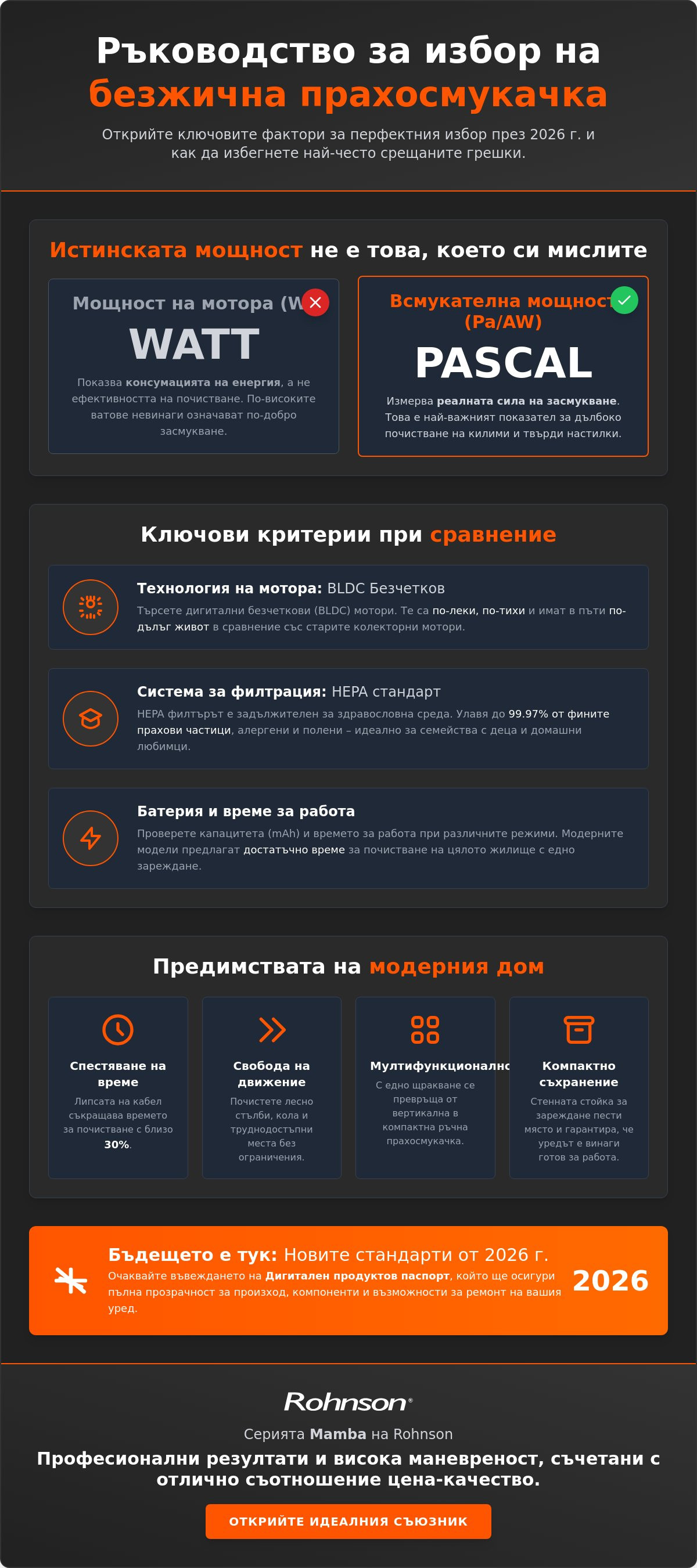сравнение на безжични прахосмукачки