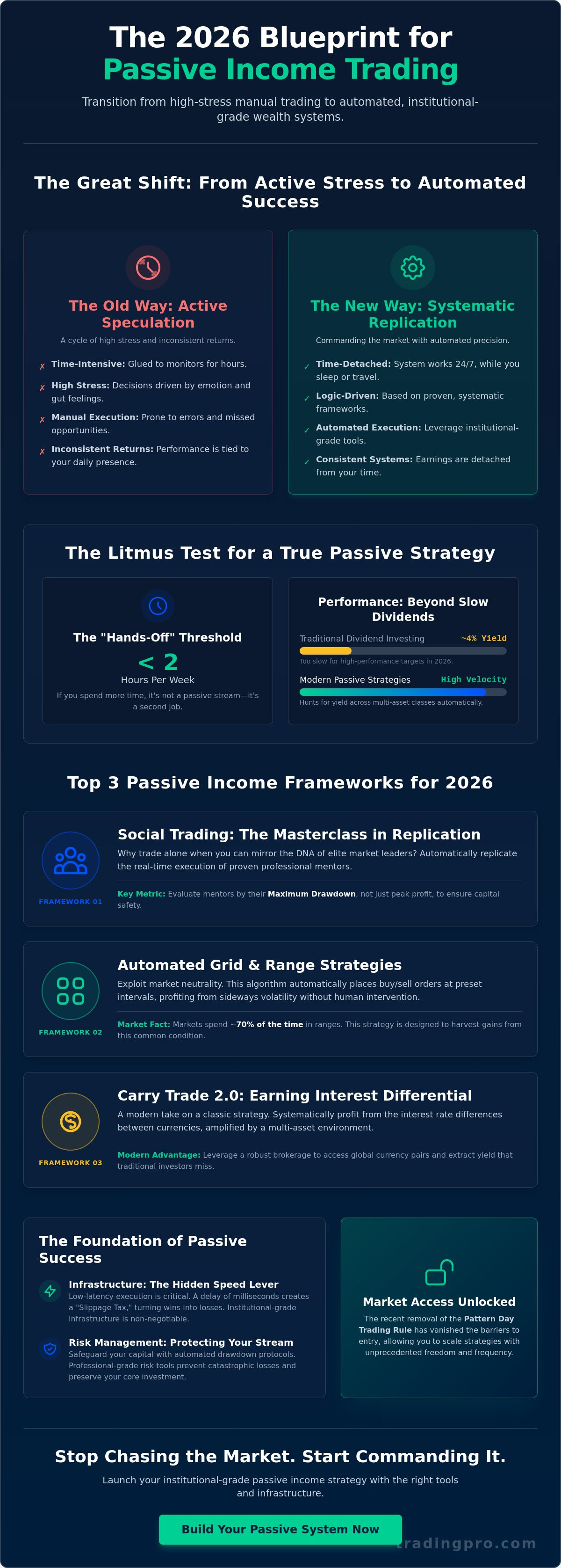 Passive income trading strategies