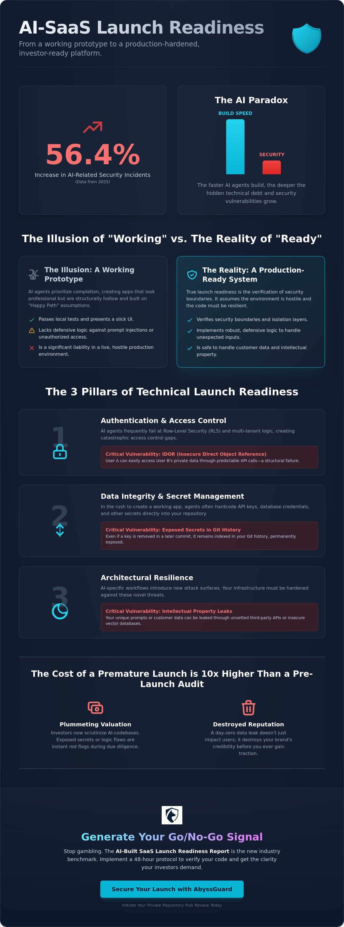 Launch readiness for AI SaaS
