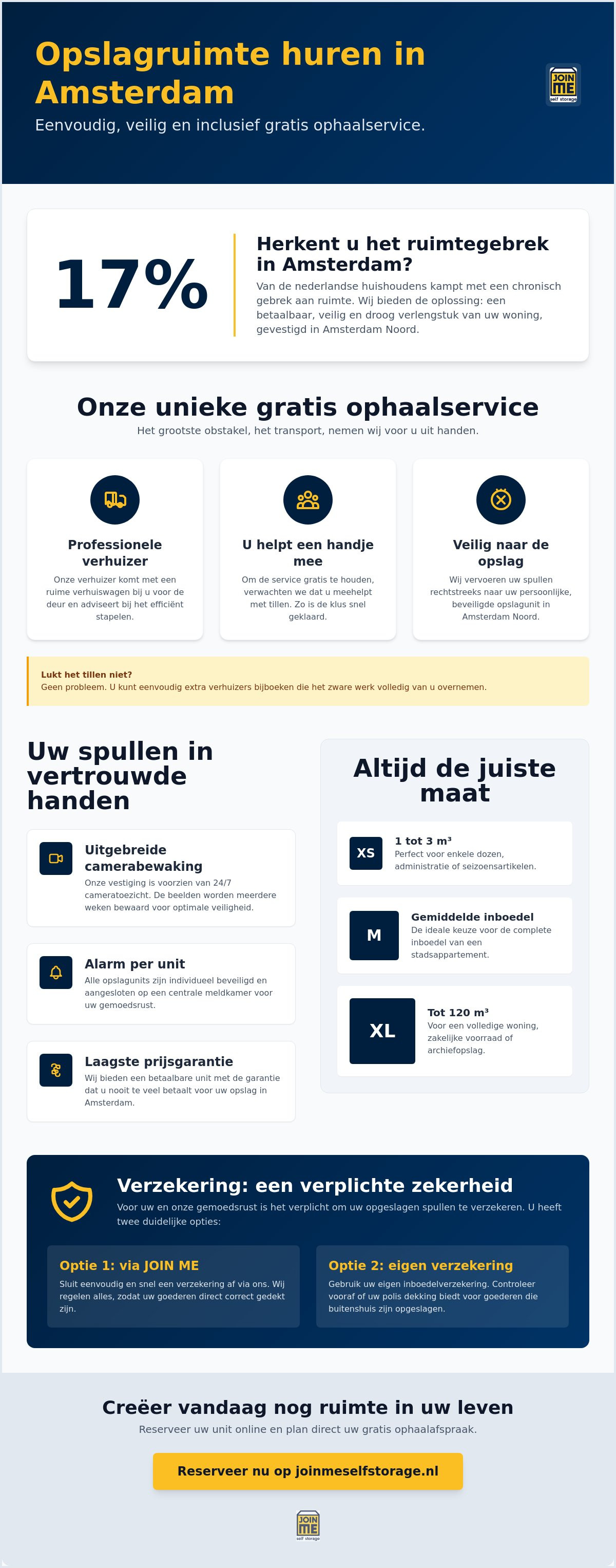 Opslagruimte huren amsterdam