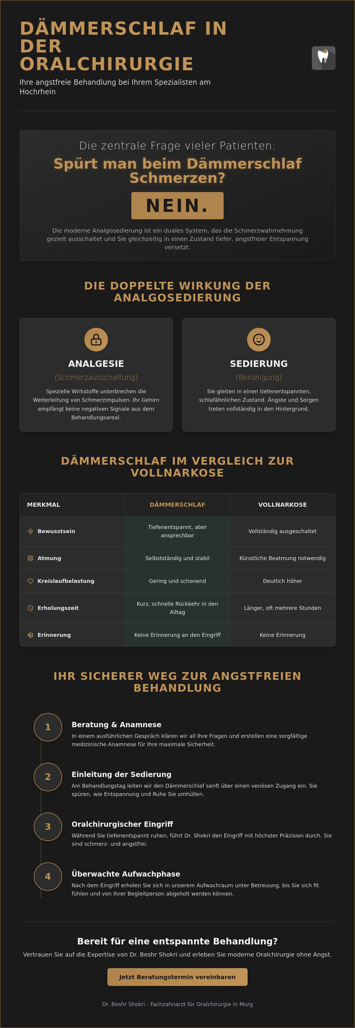 Spürt man beim dämmerschlaf schmerzen