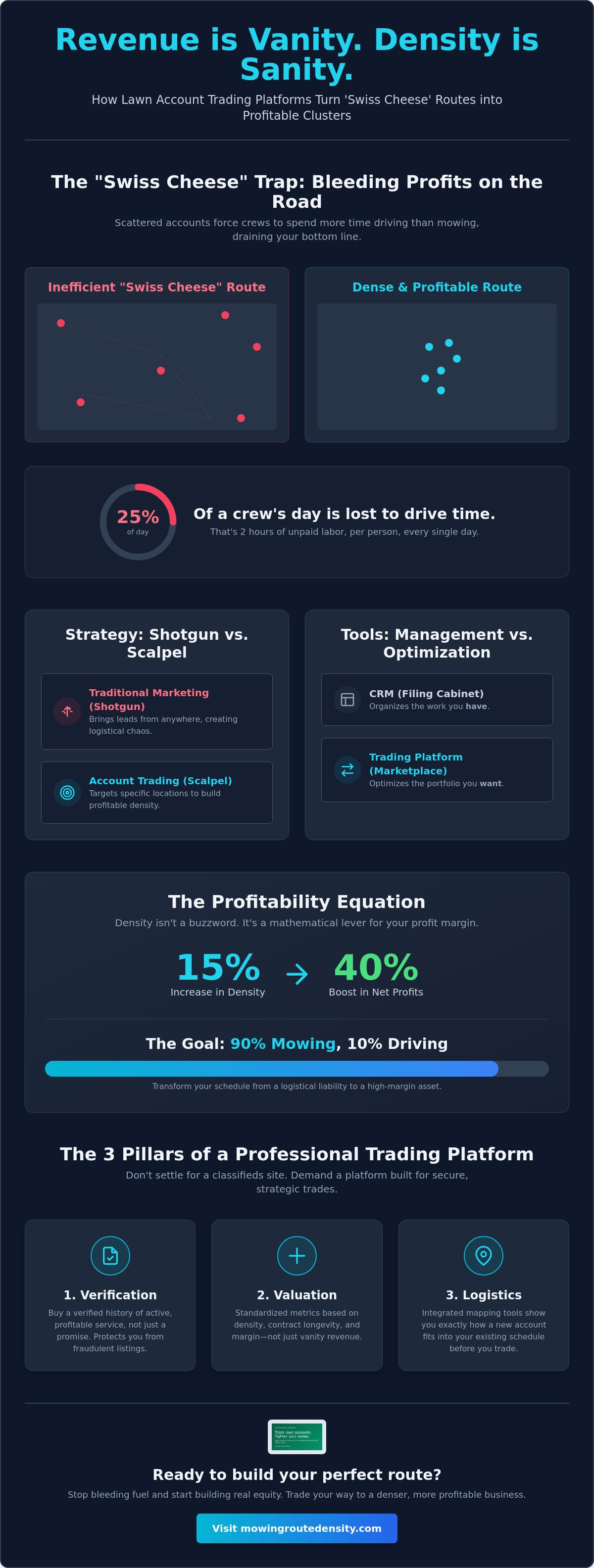 Lawn account trading platform