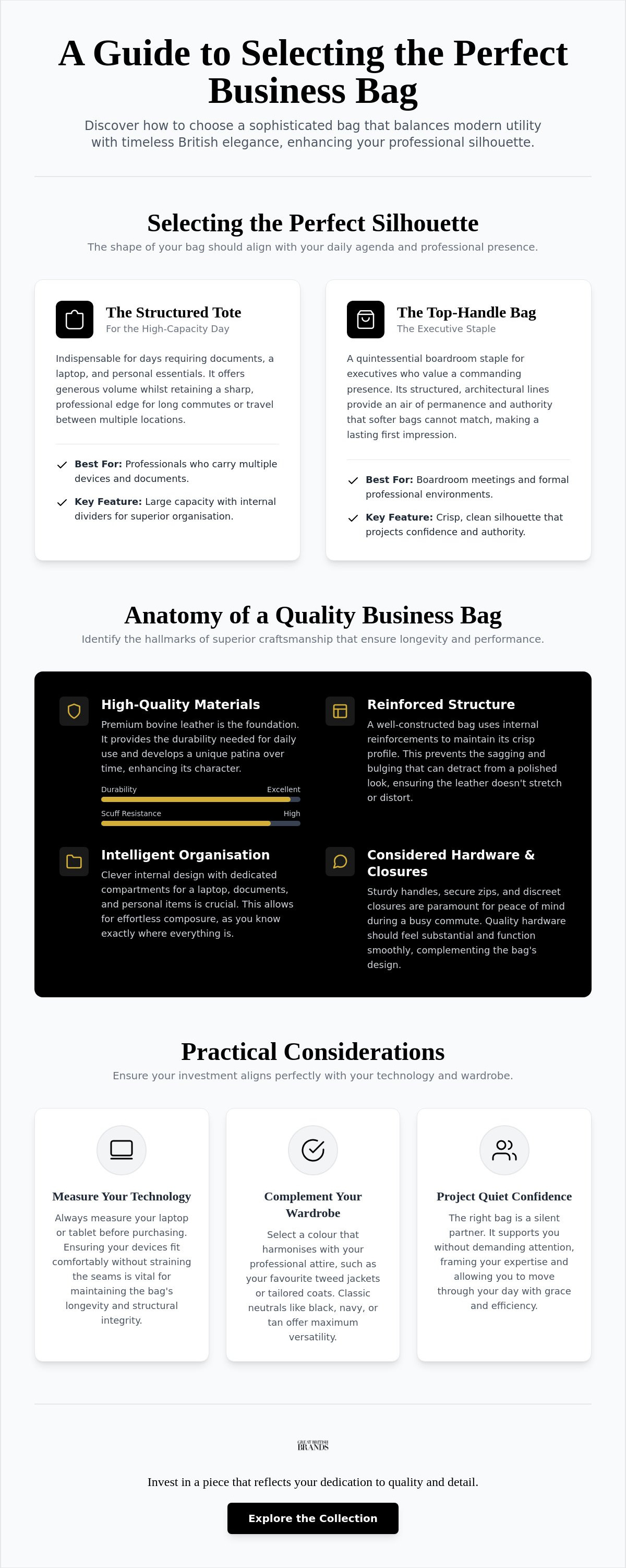 Business bags