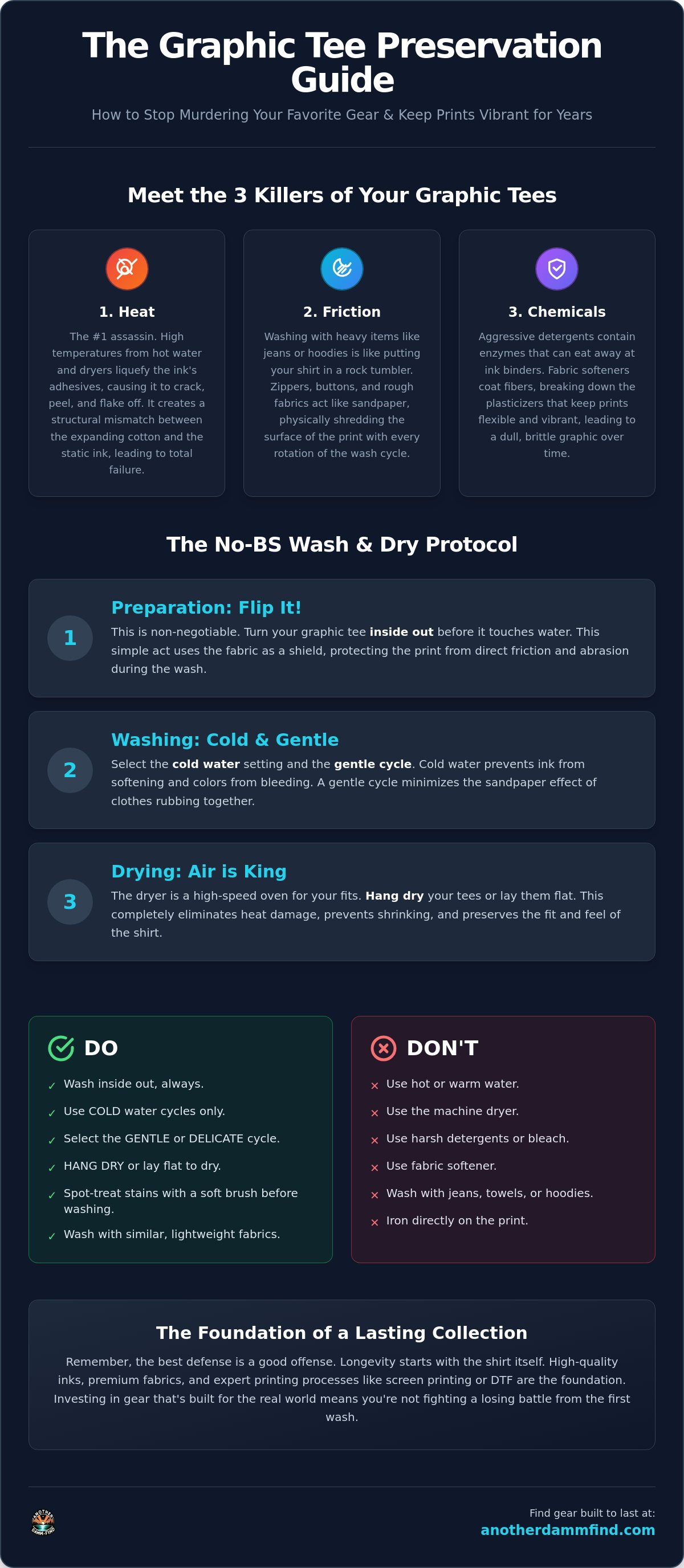 How to wash graphic tees