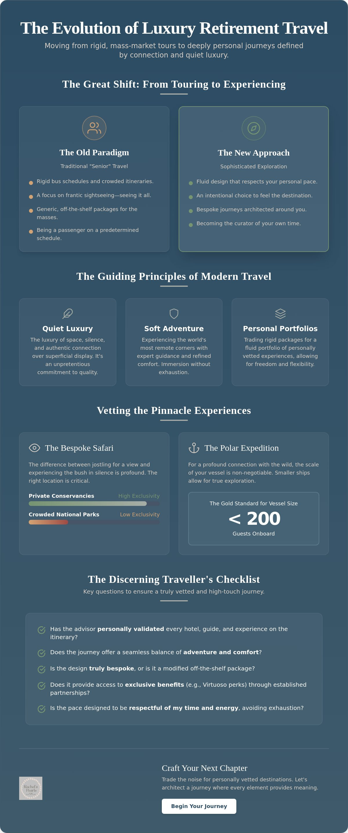 Luxury retirement travel packages