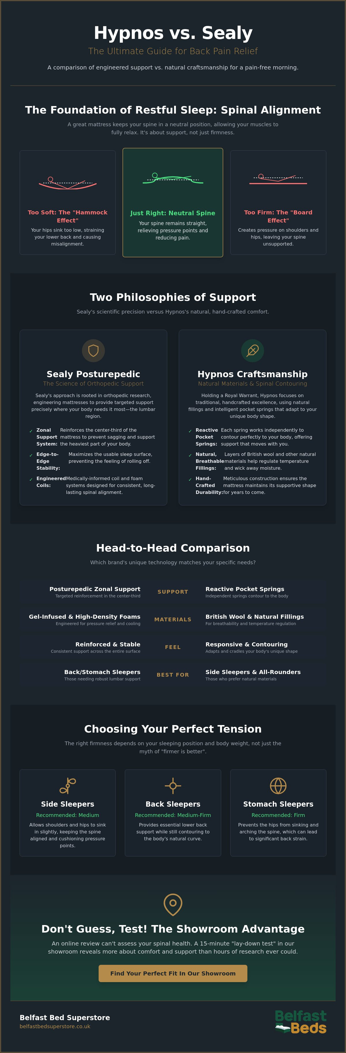 Hypnos vs Sealy for back pain