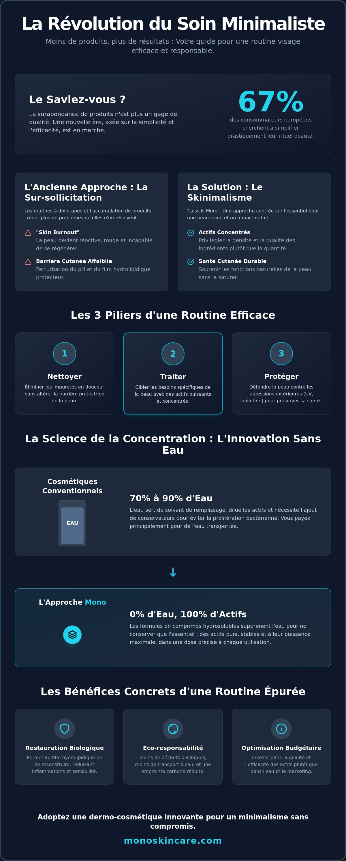 Routine soin visage minimaliste efficace
