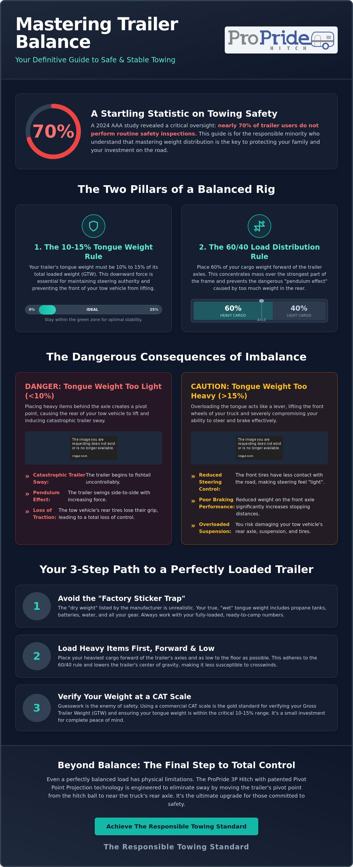 How to properly load a travel trailer