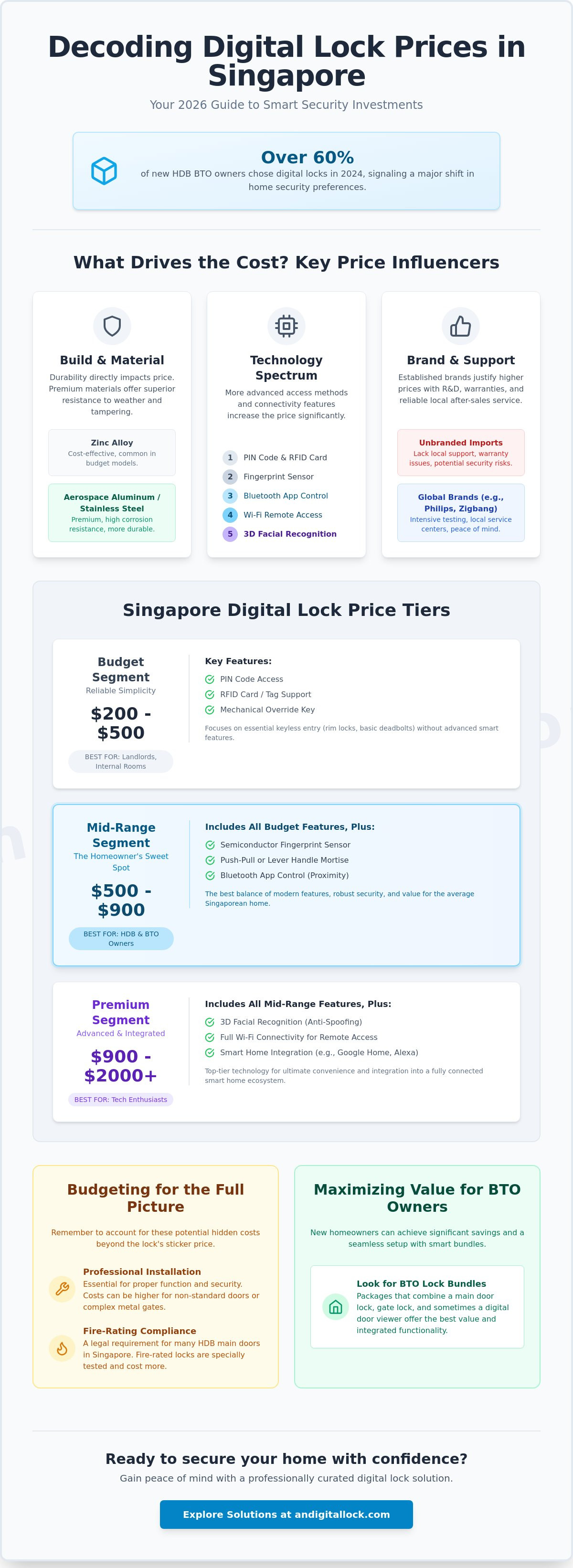 Digital lock price singapore
