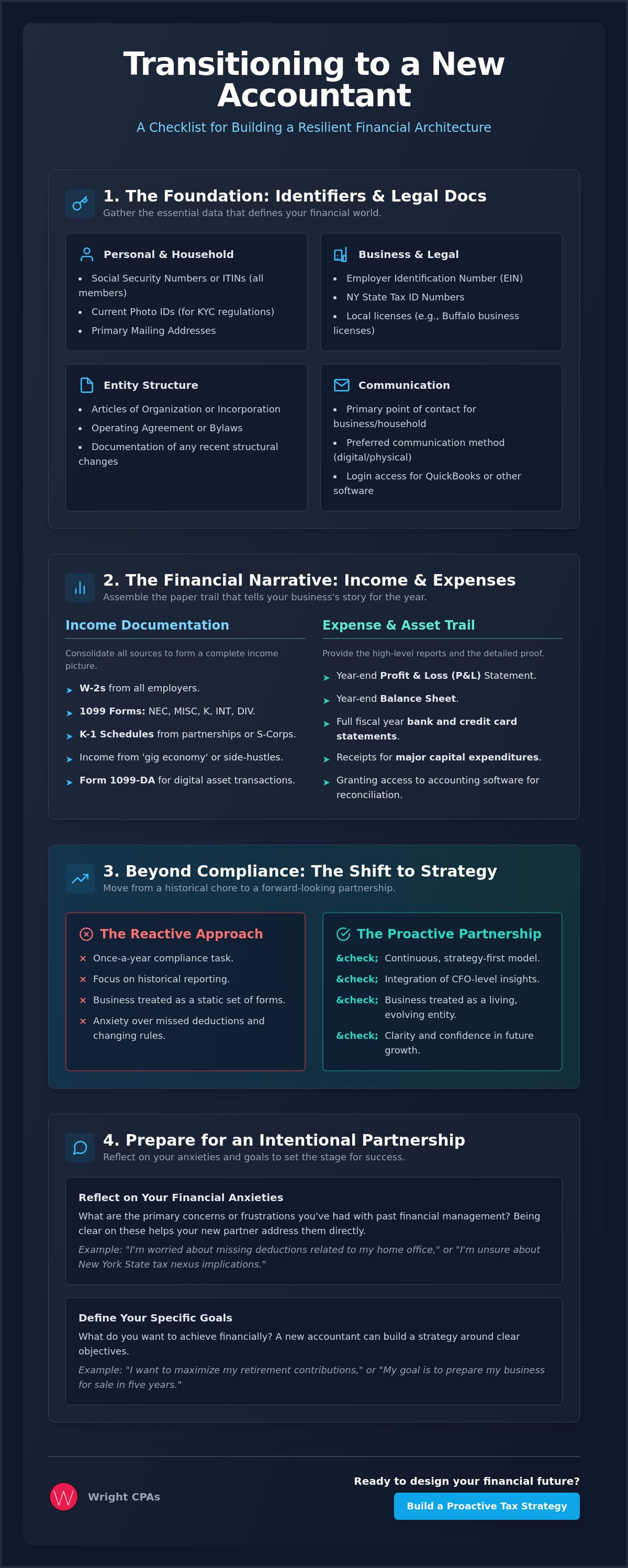 What to bring to a new accountant