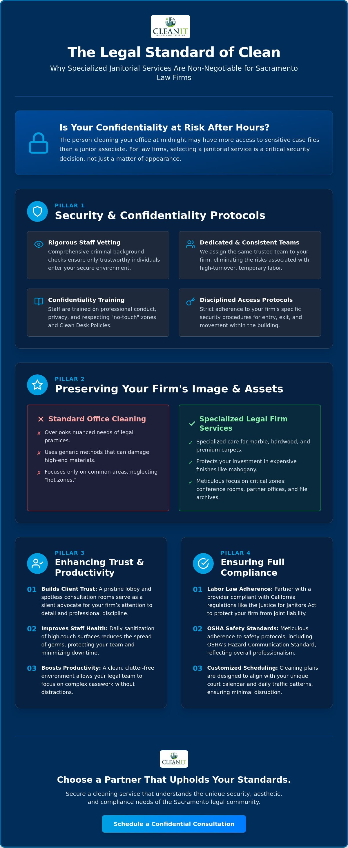 Janitorial services for law firms Sacramento