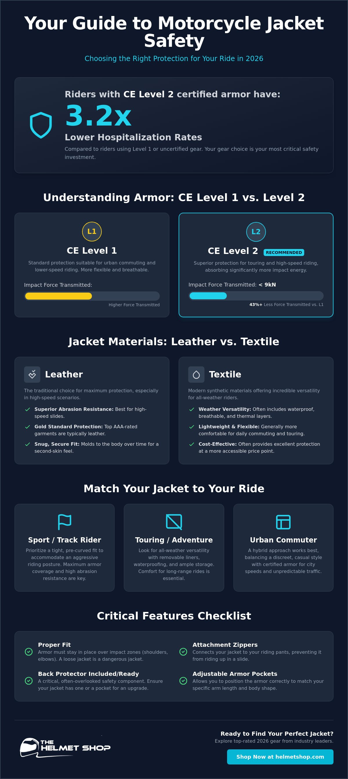 Motorcycle jackets