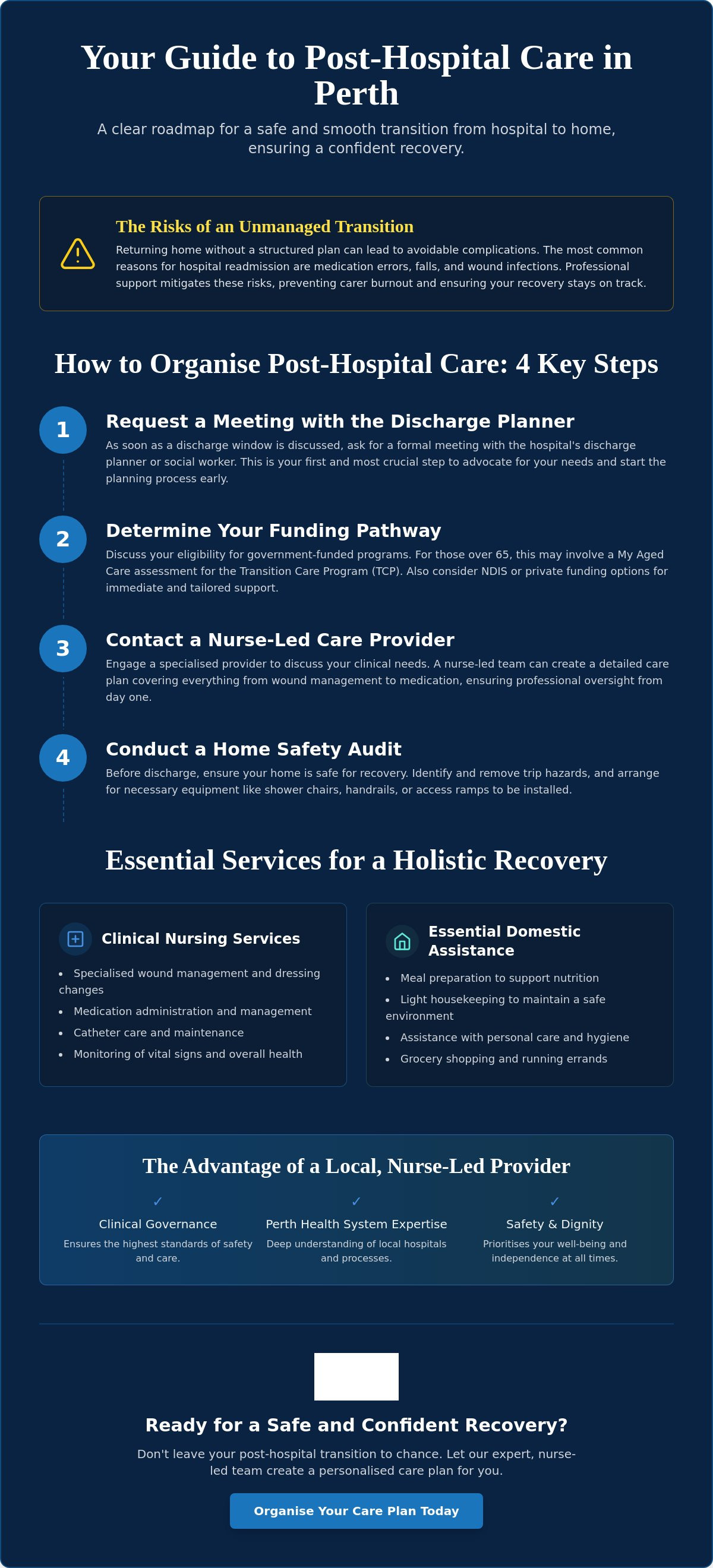 How to arrange post-hospital care Perth