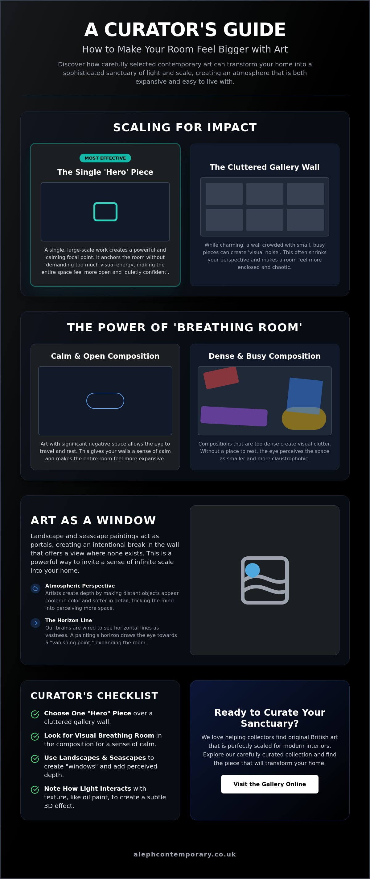 Art to make a room feel bigger