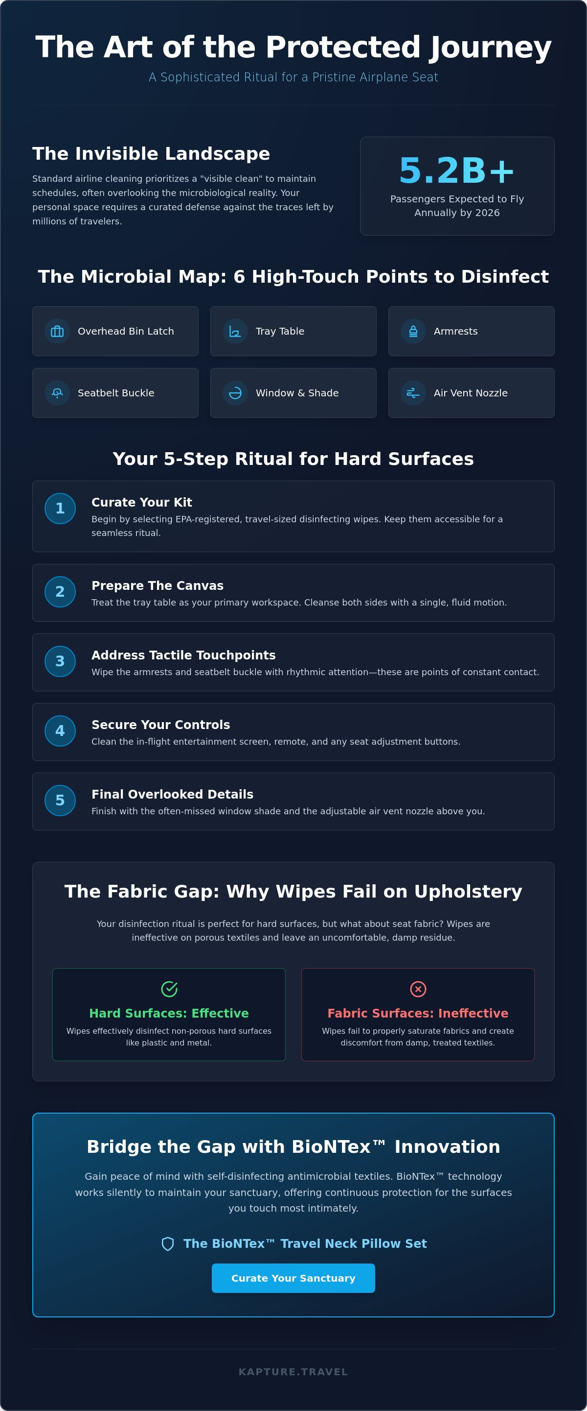 How to disinfect your airplane seat