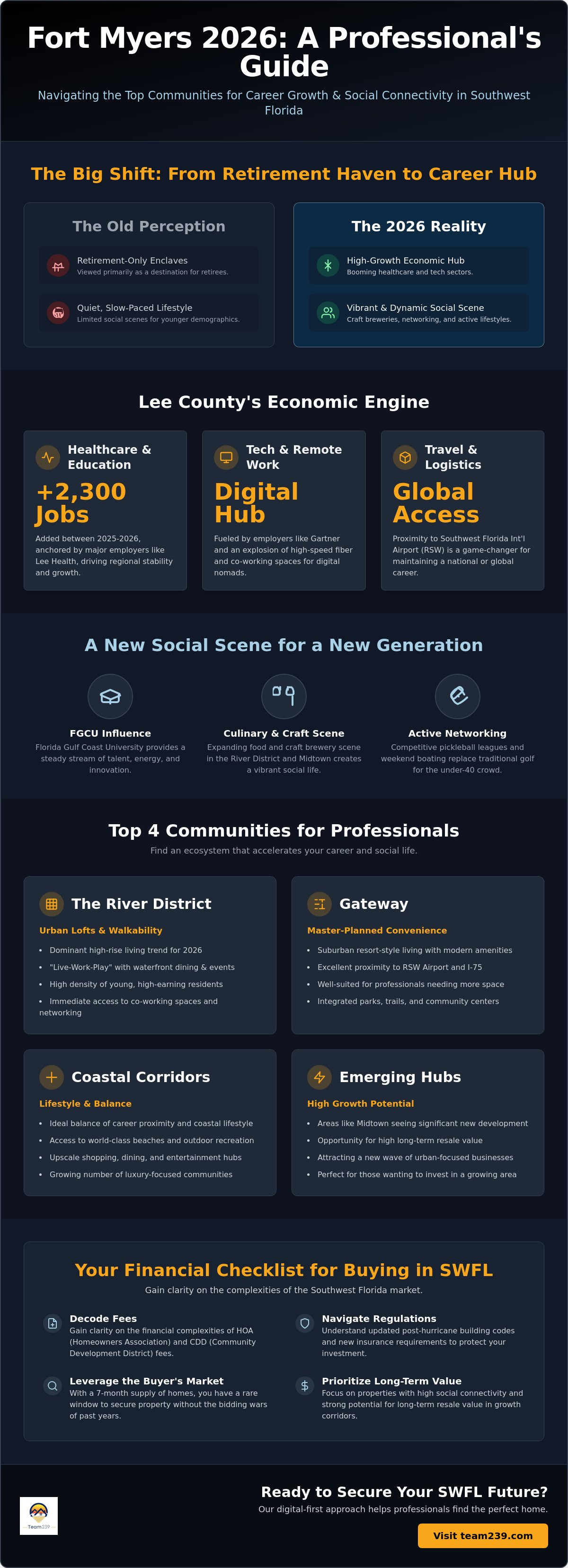 Best communities for young professionals in Fort Myers