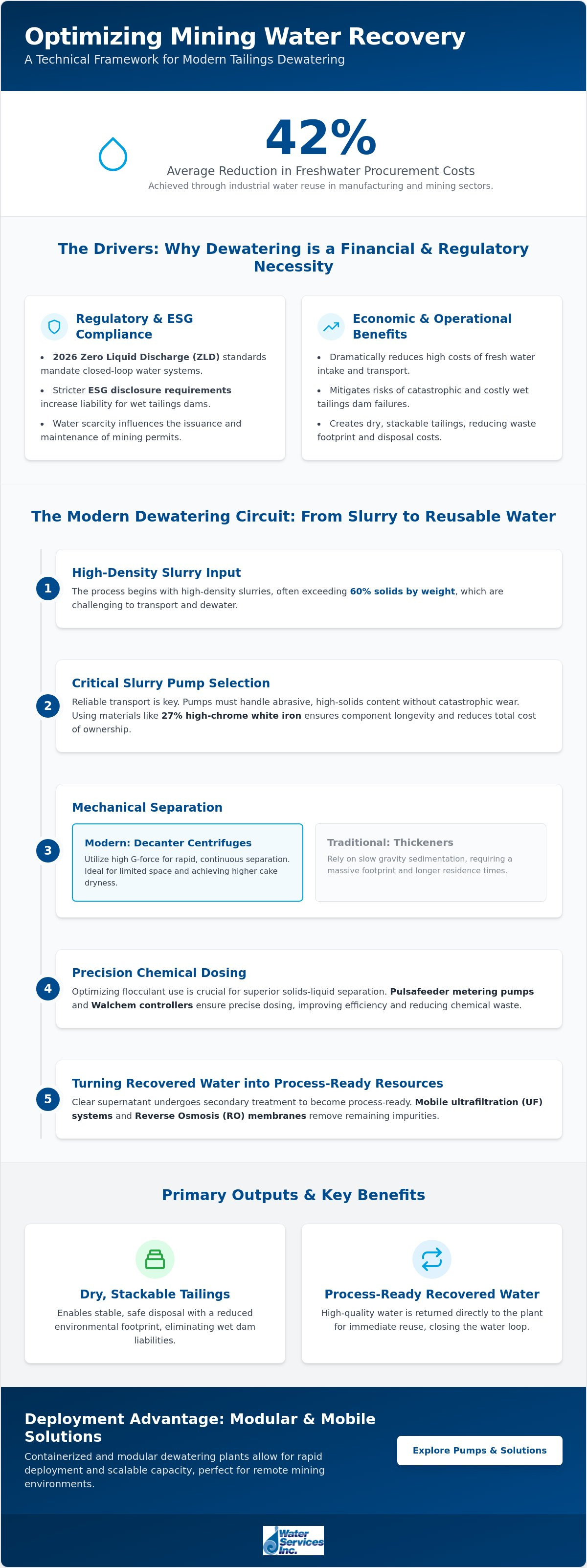 Slurry pump selection for mineral processing