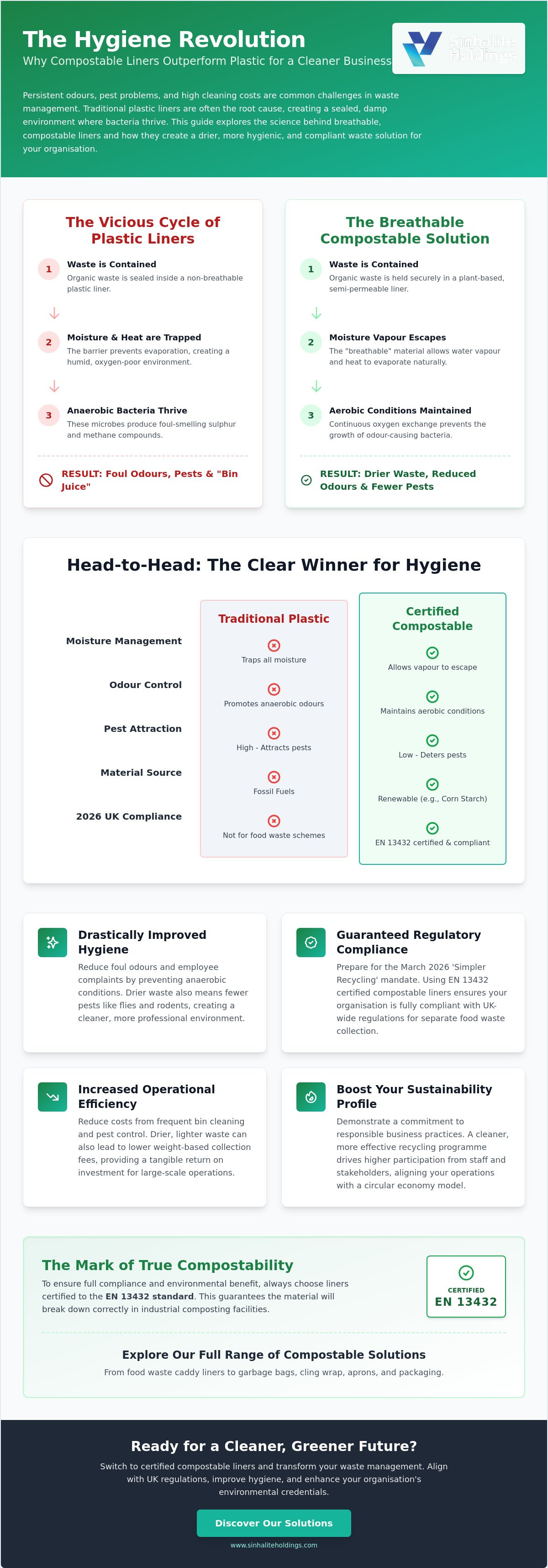 Benefits of using compostable bags for hygiene