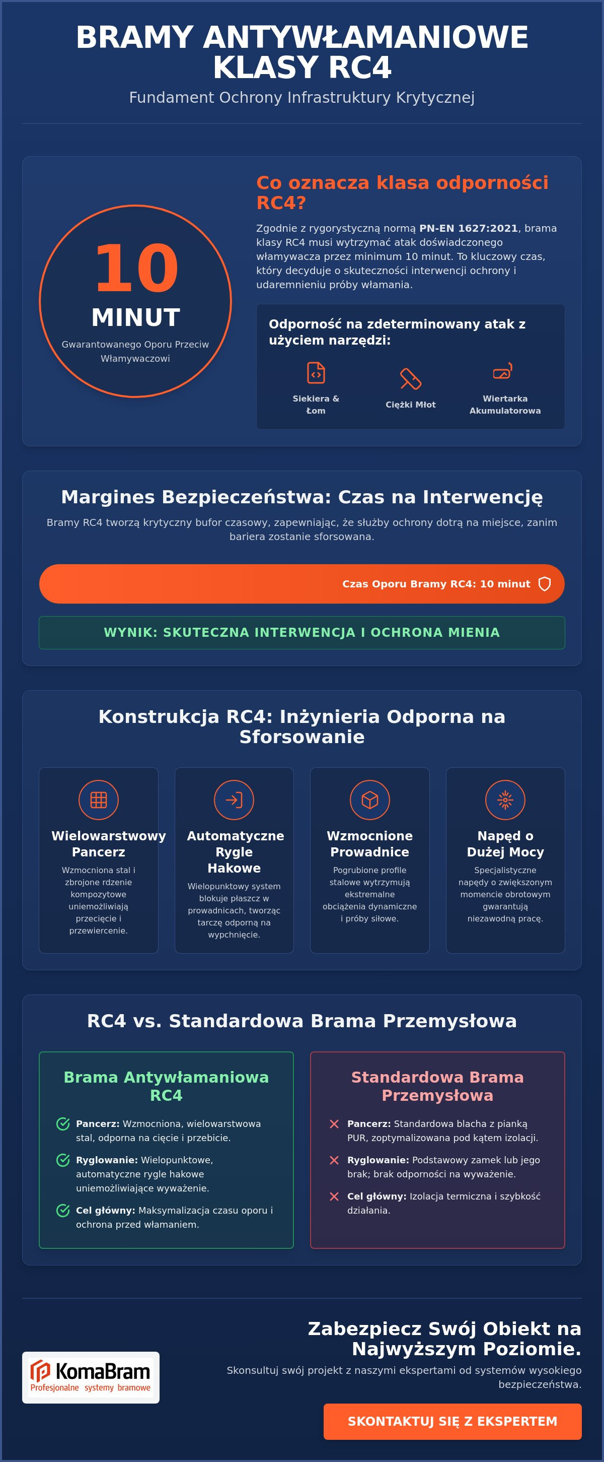 Bramy antywłamaniowe klasy RC4