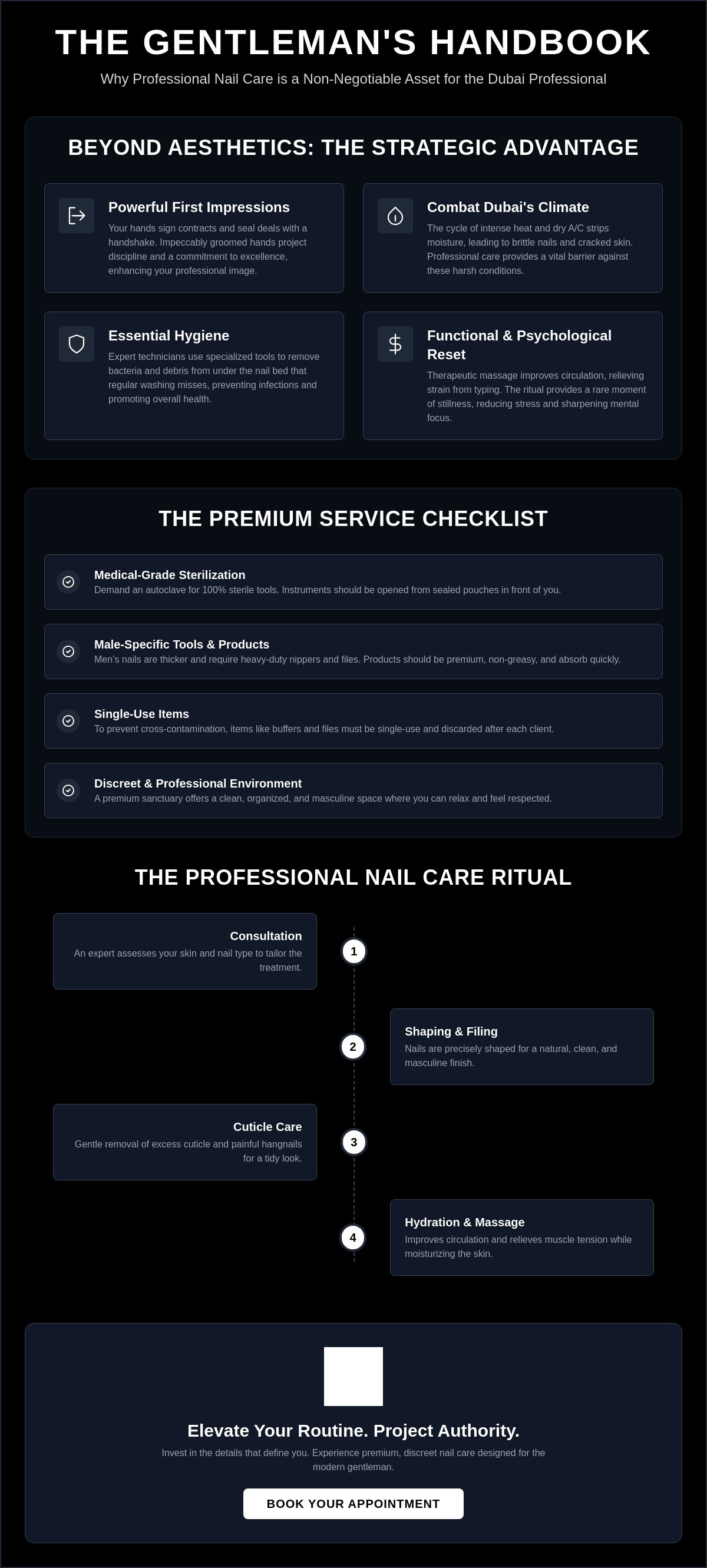 Nail care for men Dubai