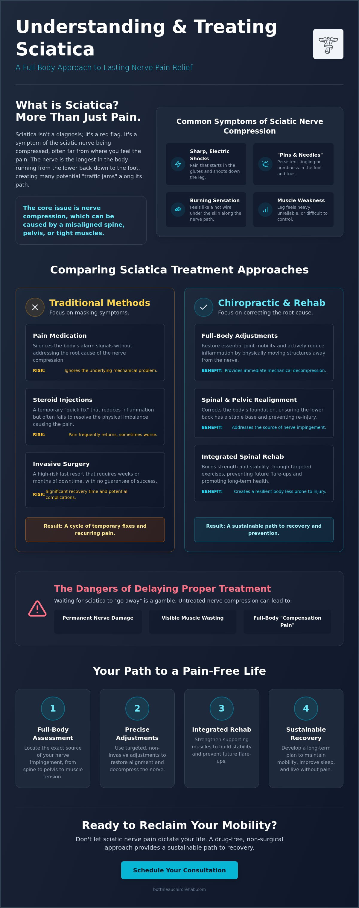 Sciatica treatment Bottineau ND