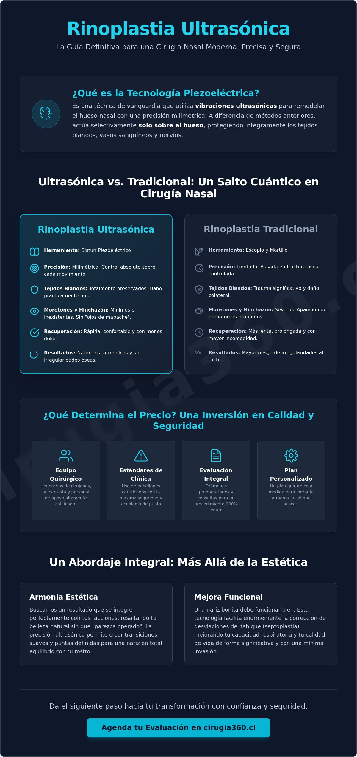 Rinoplastia ultrasónica precio chile