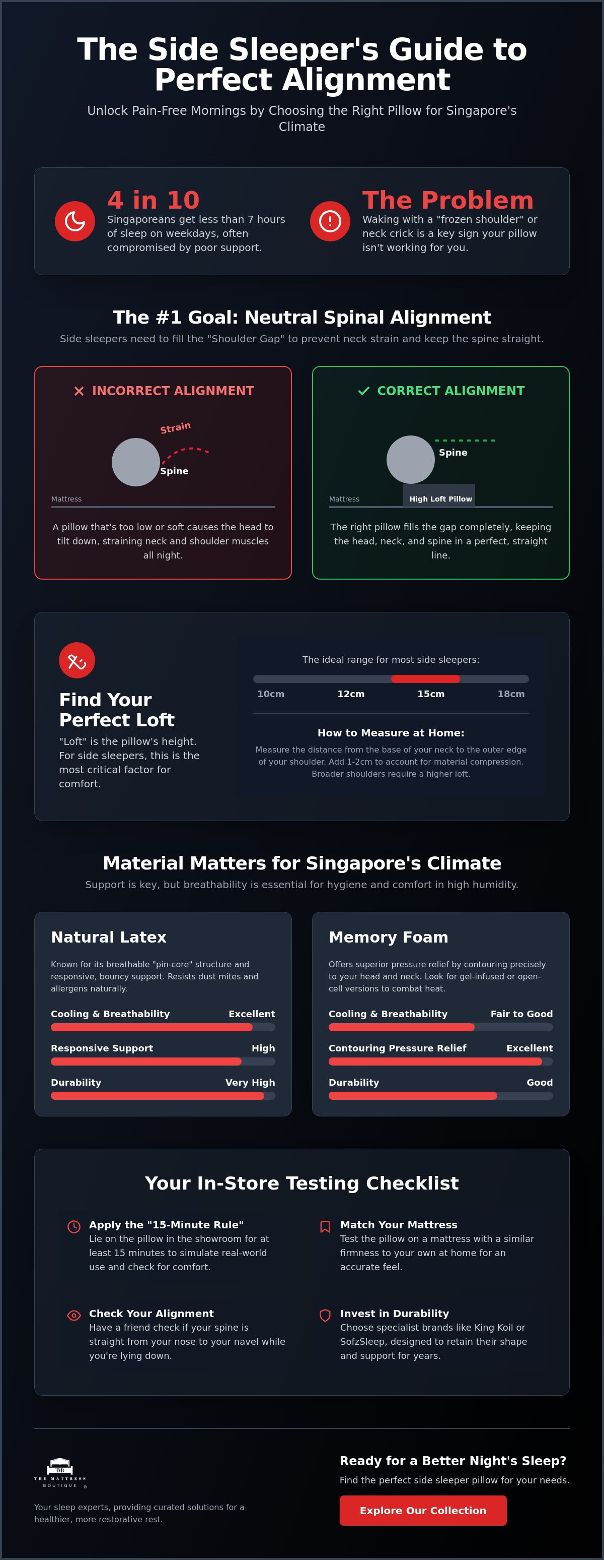 Best pillow for side sleepers singapore