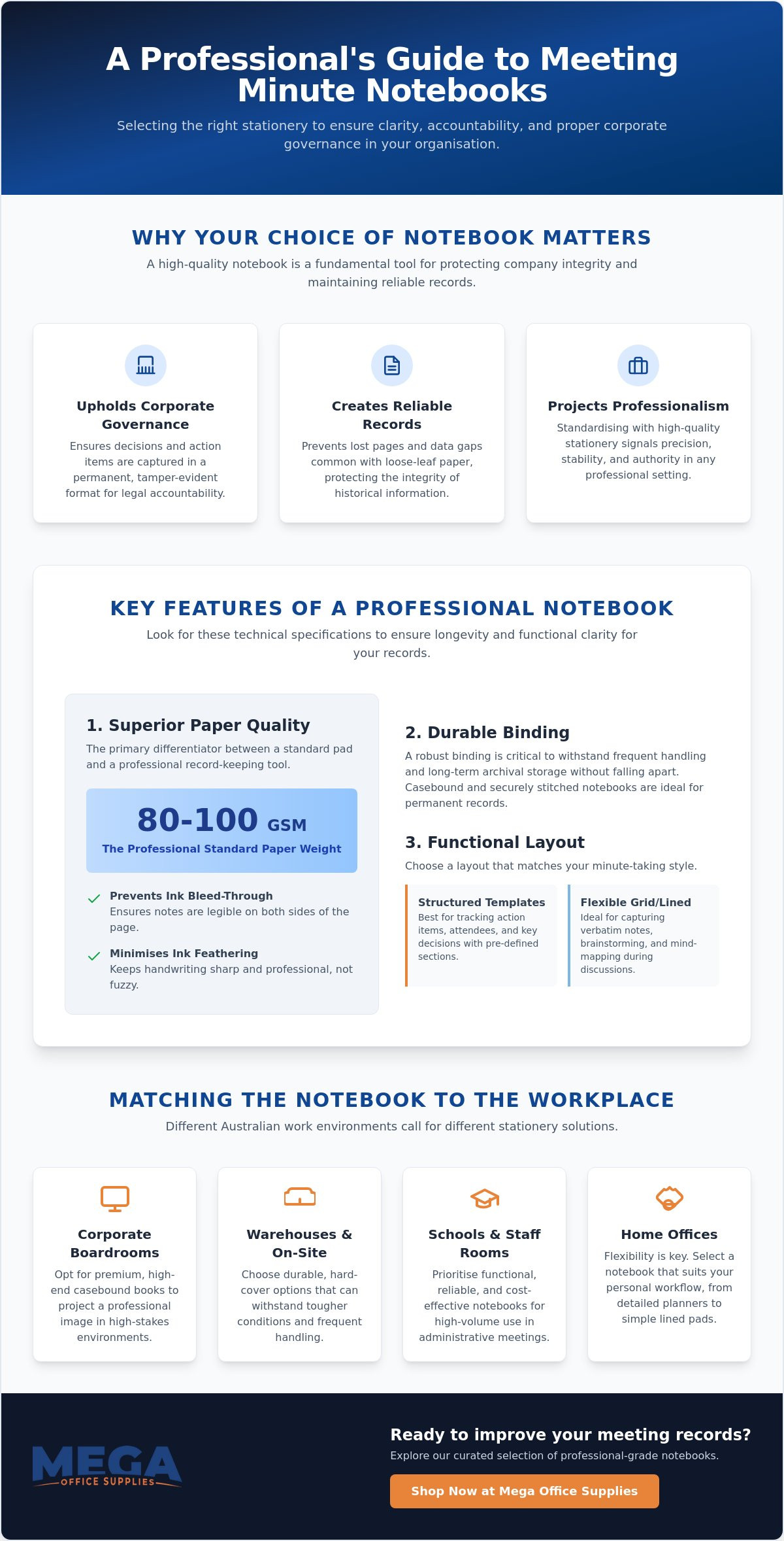 Best notebooks for meeting minutes