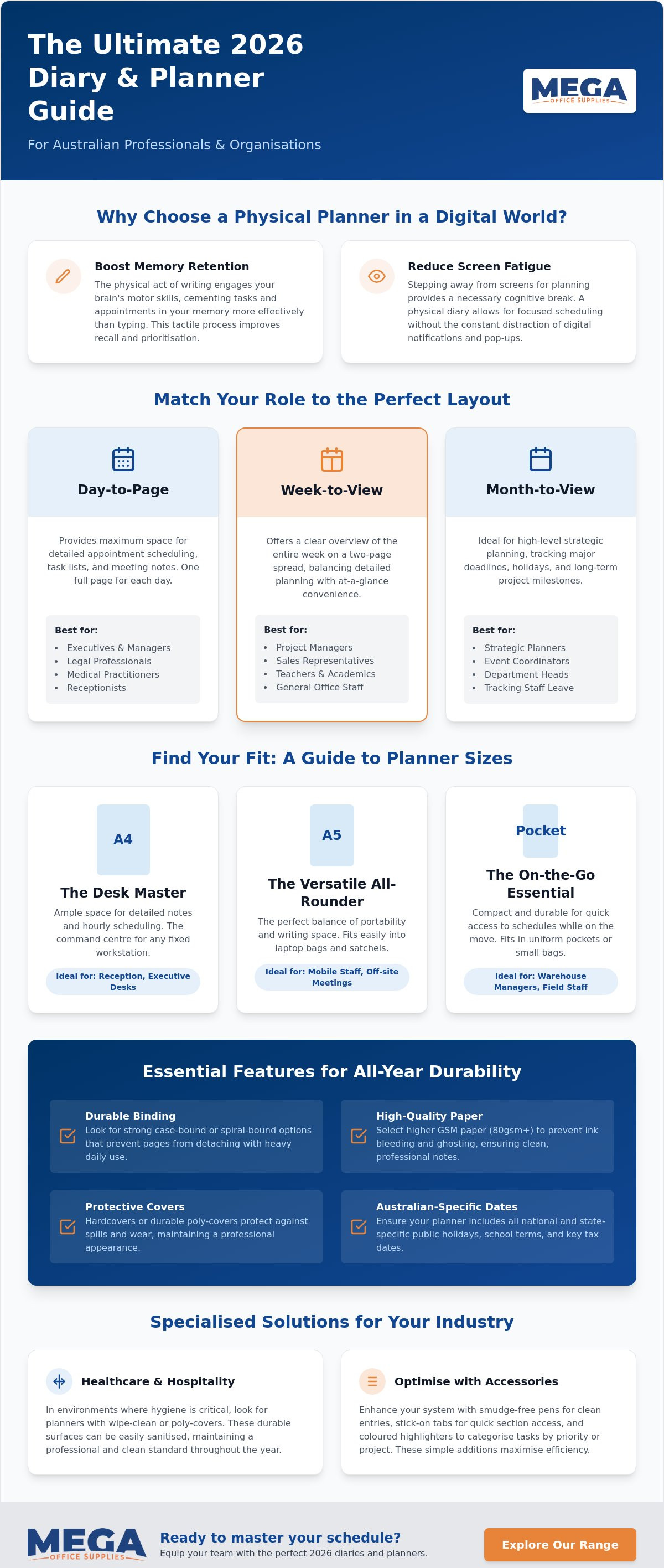 2026 diary and planner guide Australia