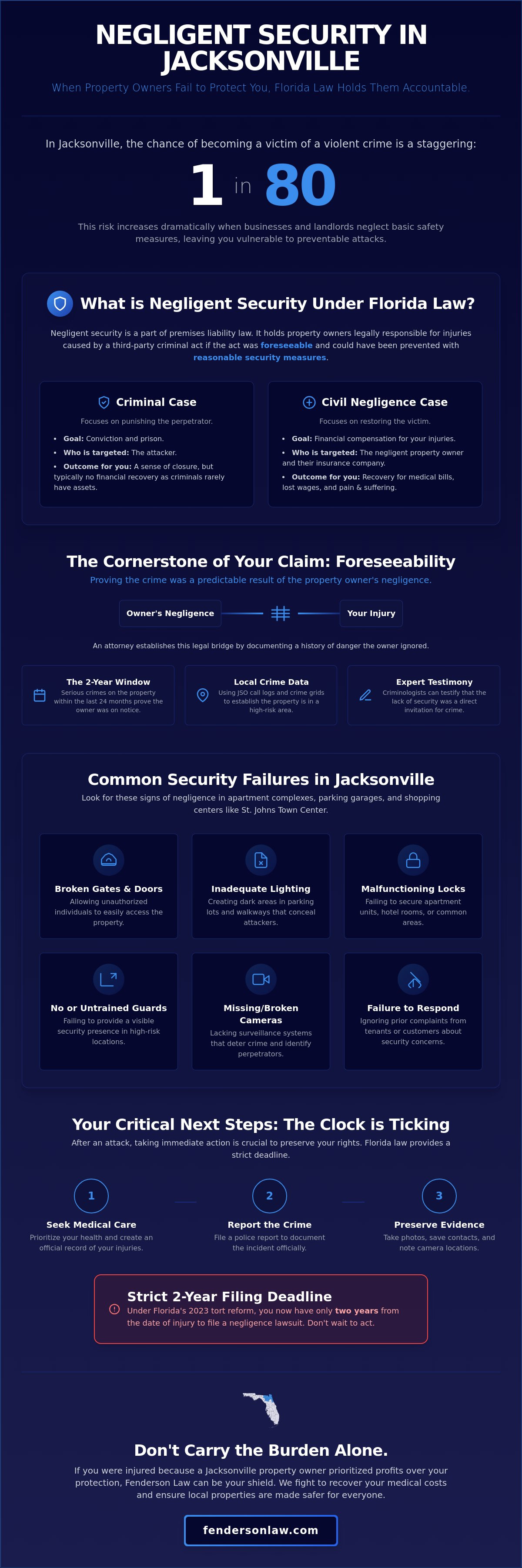 Jacksonville negligent security attorney