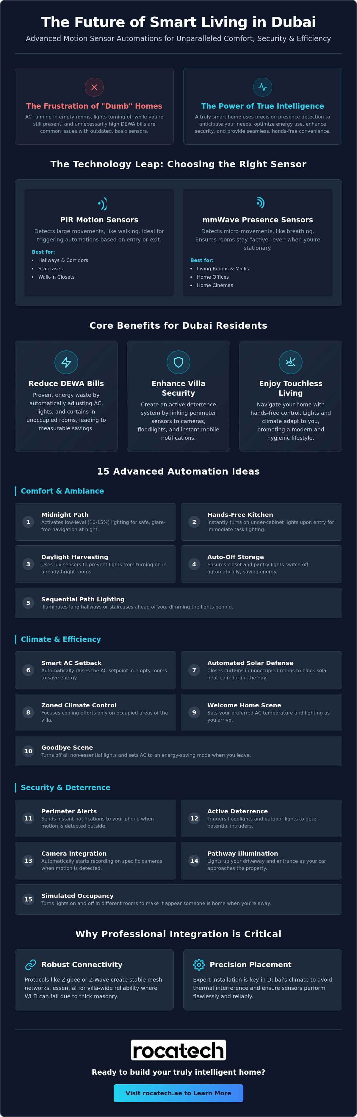 Motion sensor automation ideas dubai