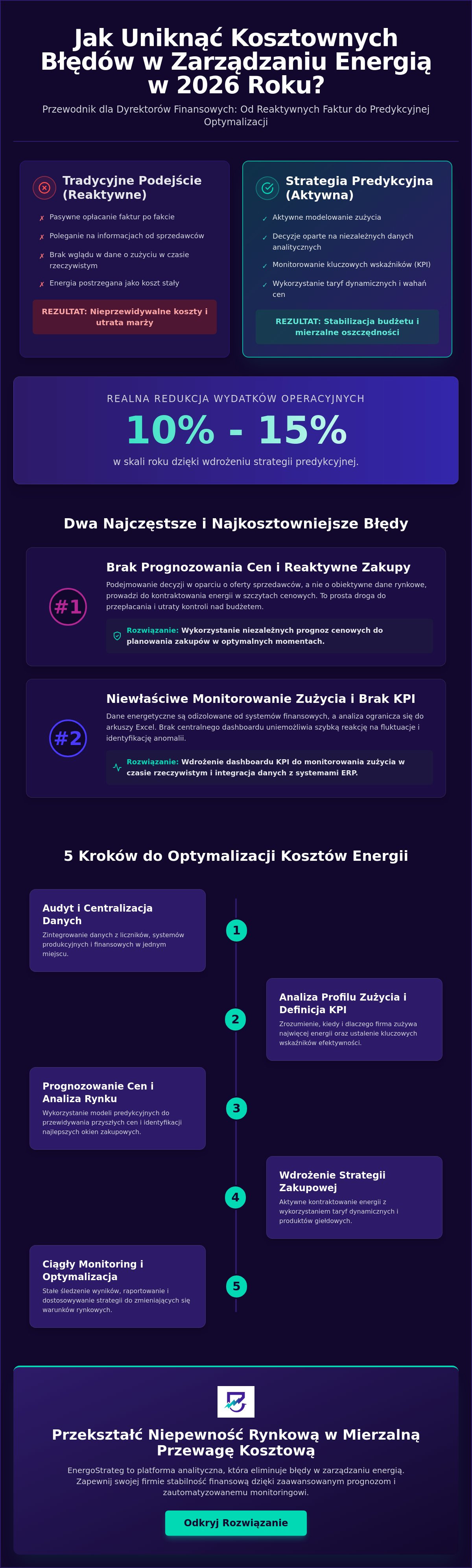 Unikanie typowych błędów w zarządzaniu energią