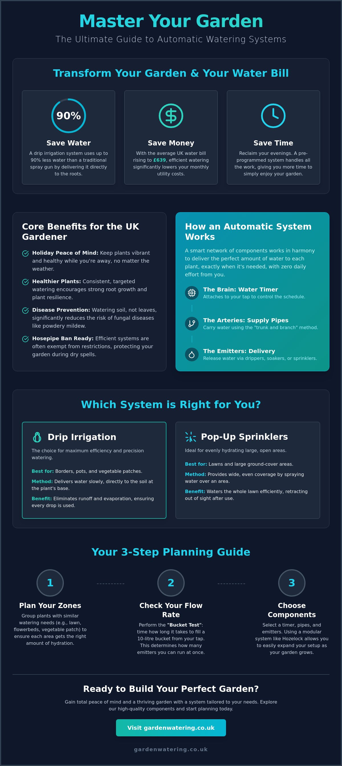 Automatic watering systems
