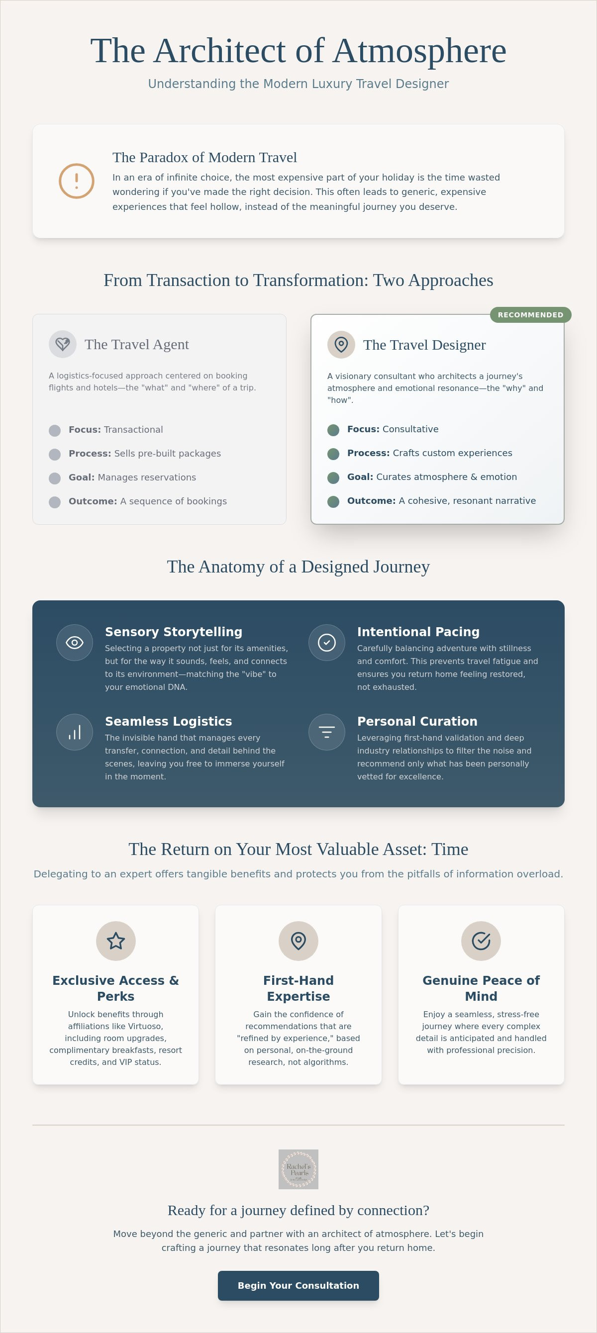 What is a luxury travel designer