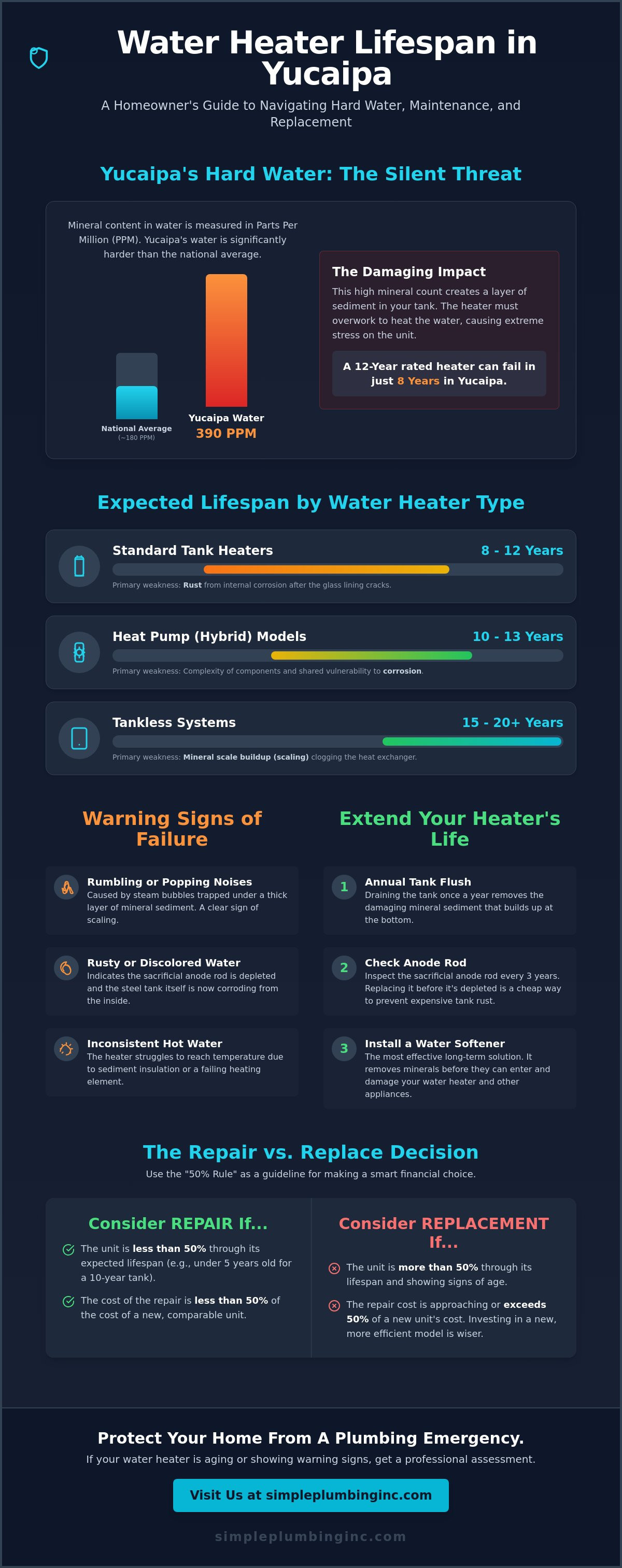 How long do water heaters last
