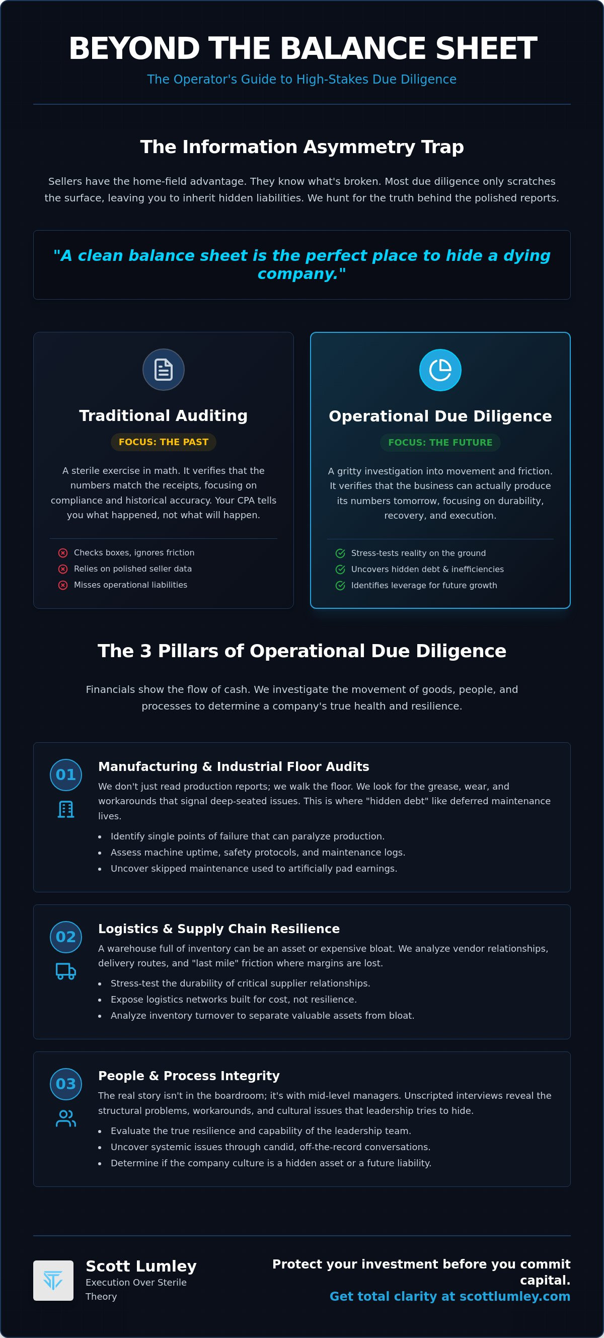 Due diligence consulting services