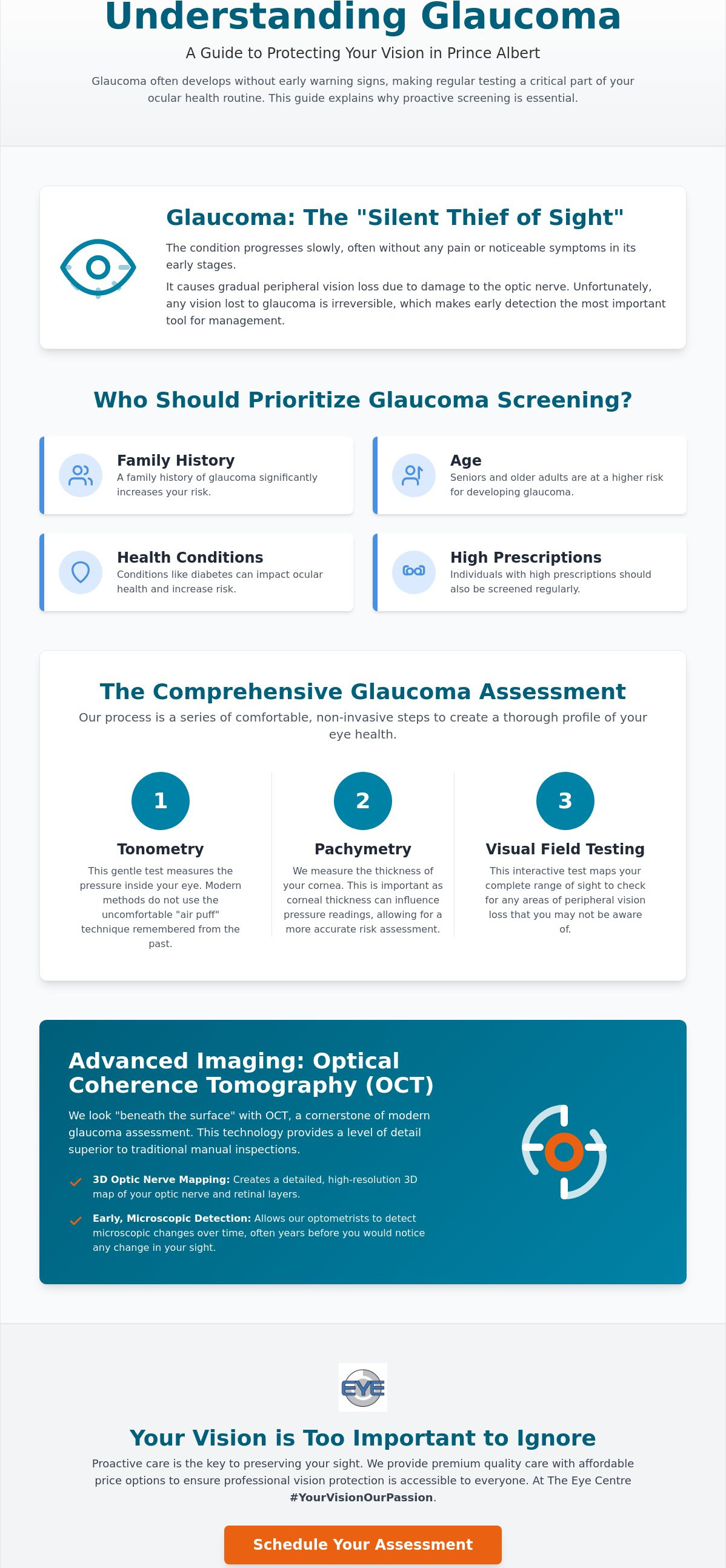 Glaucoma testing Prince Albert