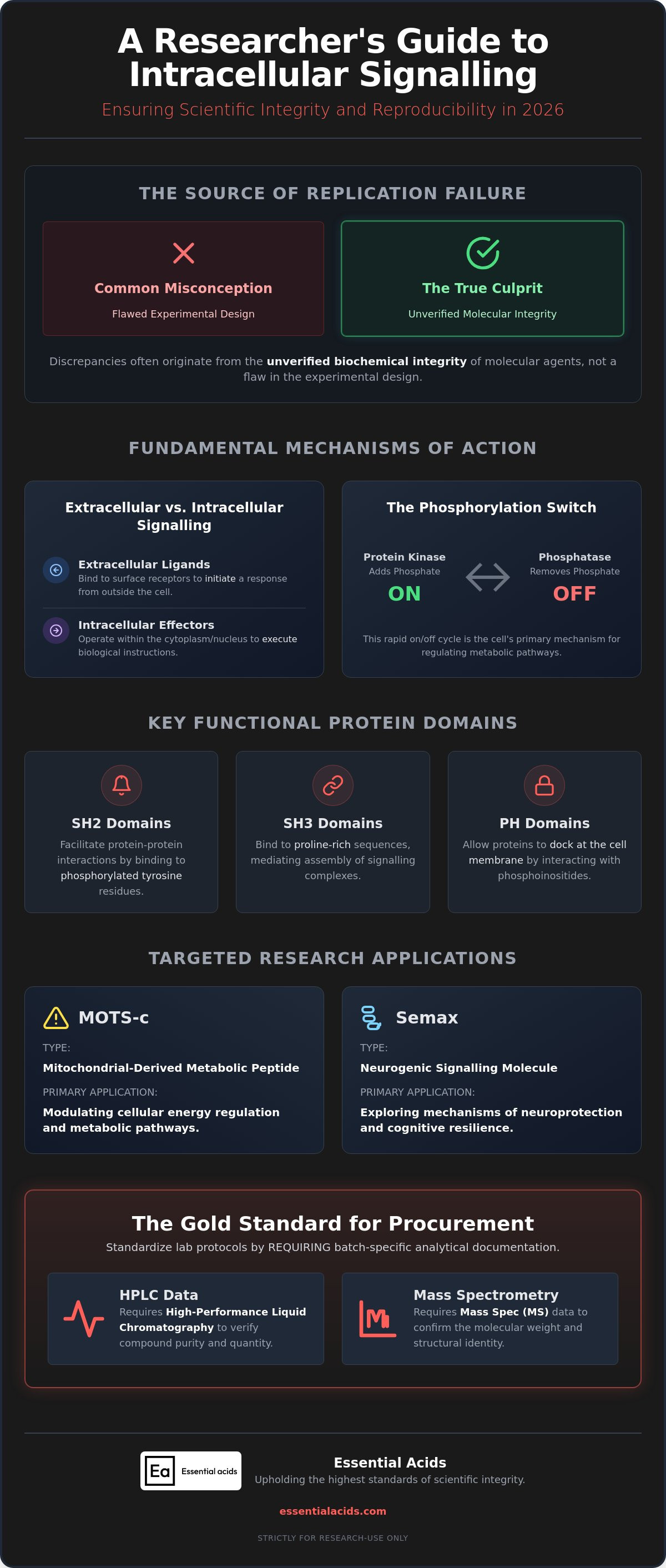 Intracellular signalling peptides and proteins