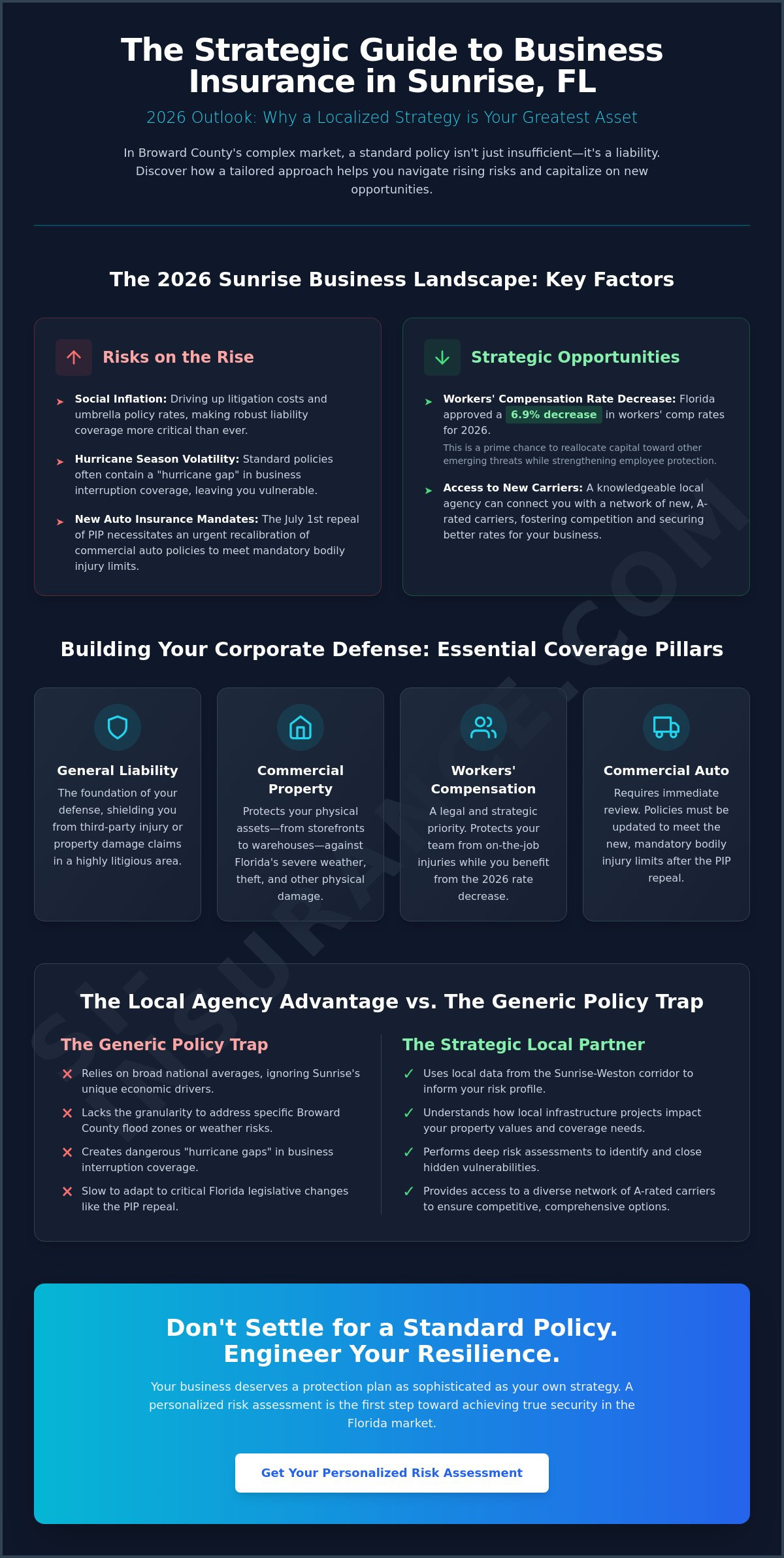 Business insurance agency Sunrise FL