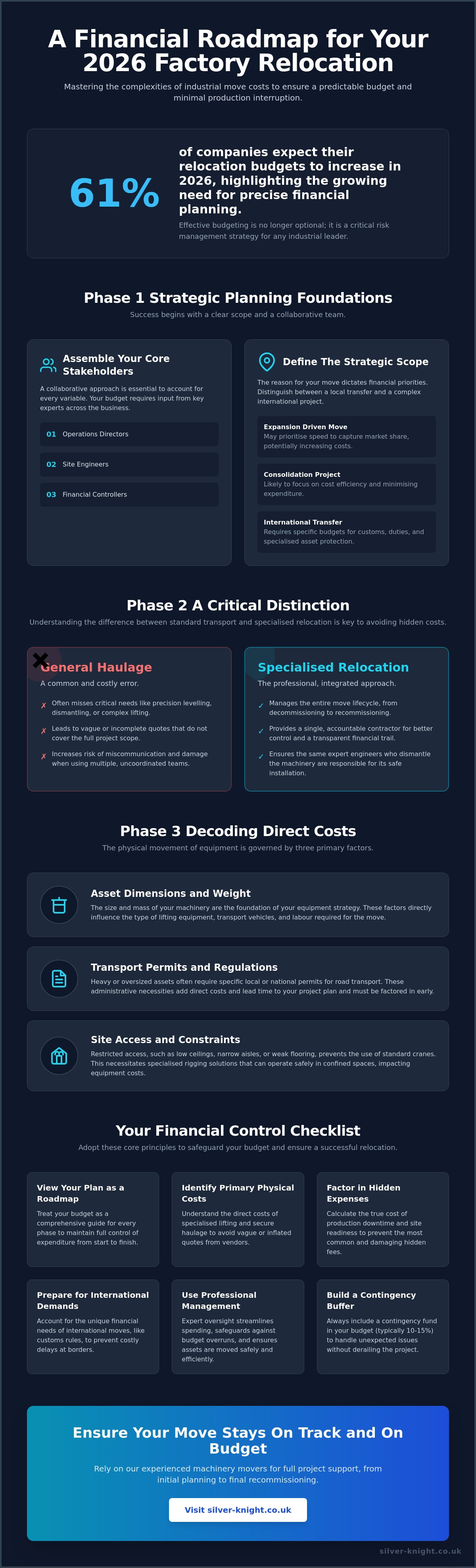 Budgeting for factory relocation