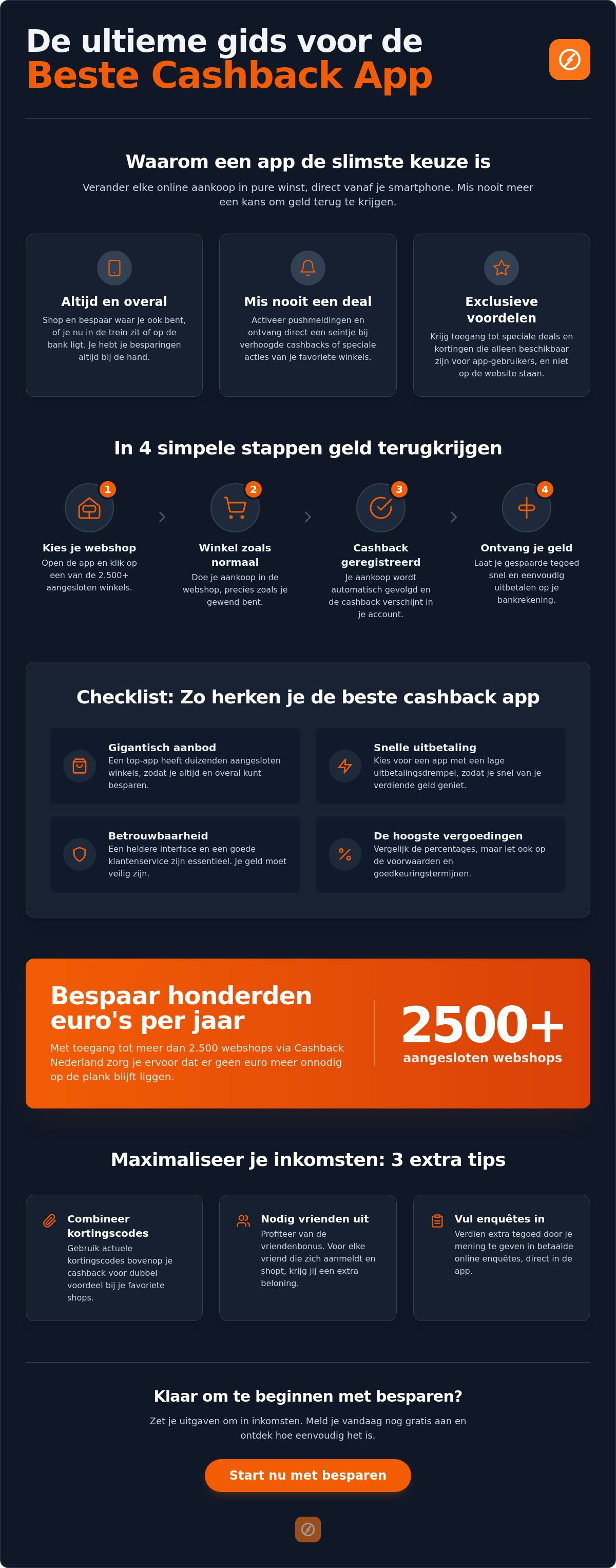 Beste cashback app nederland