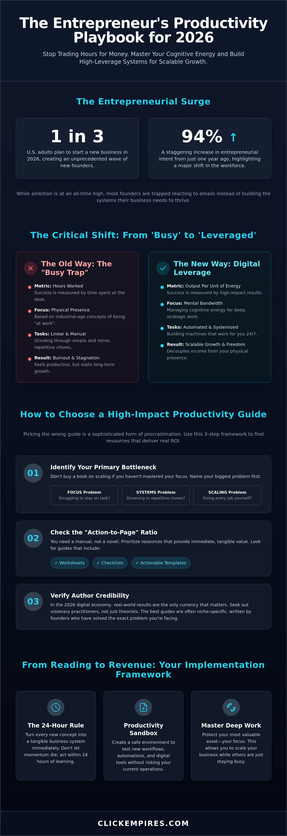 Productivity ebooks for entrepreneurs