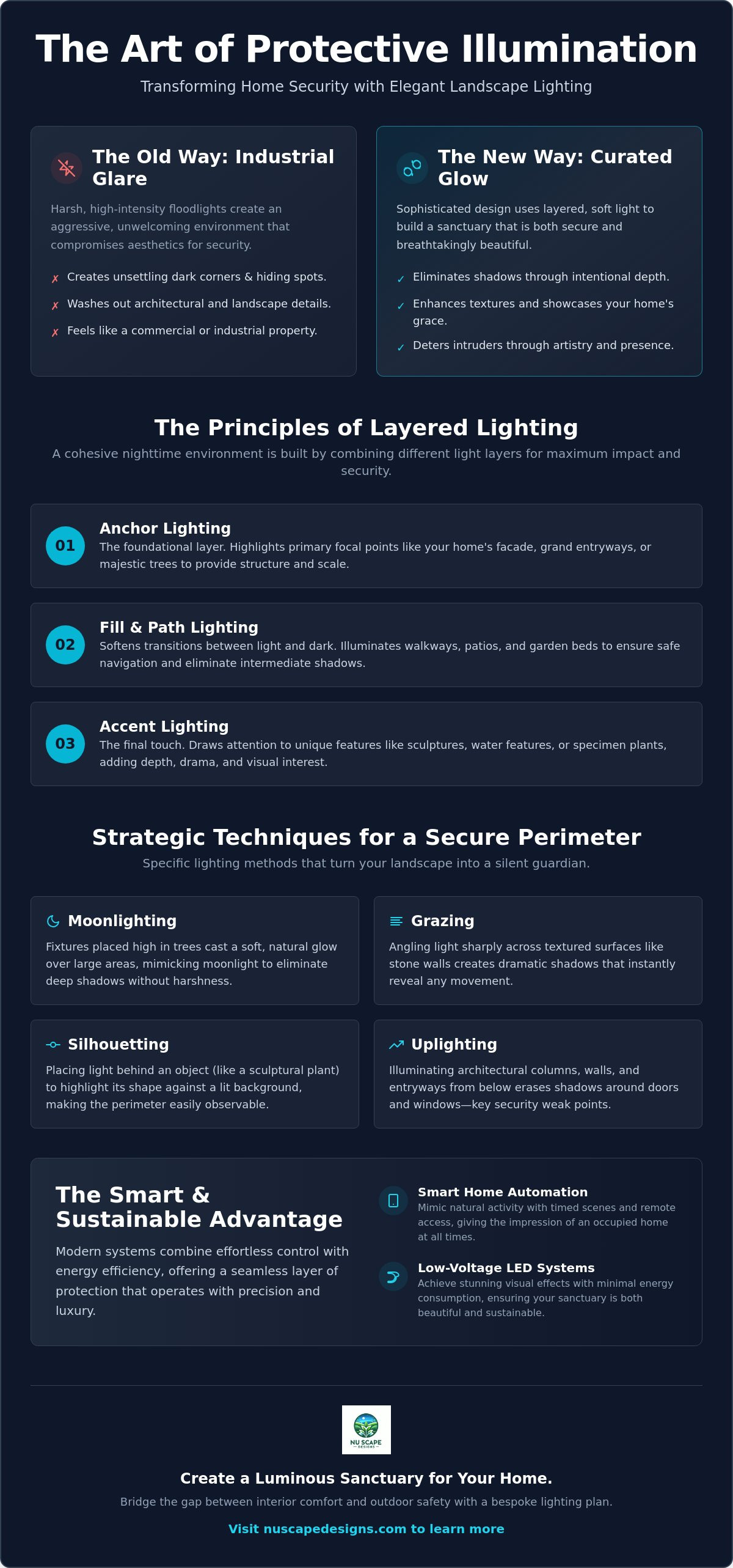 Landscape lighting design ideas for security